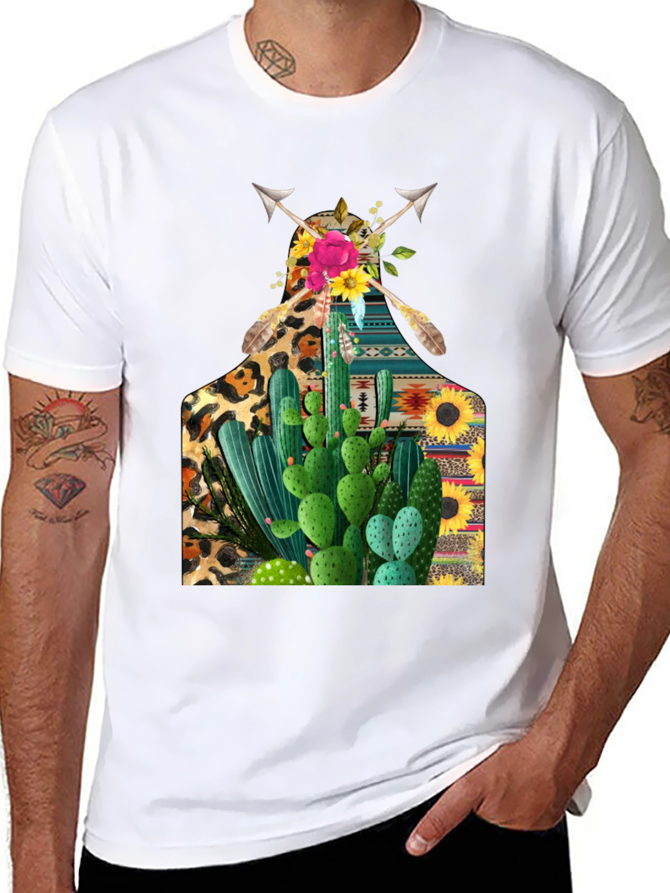 Cactus & Arrows Graphic Tee