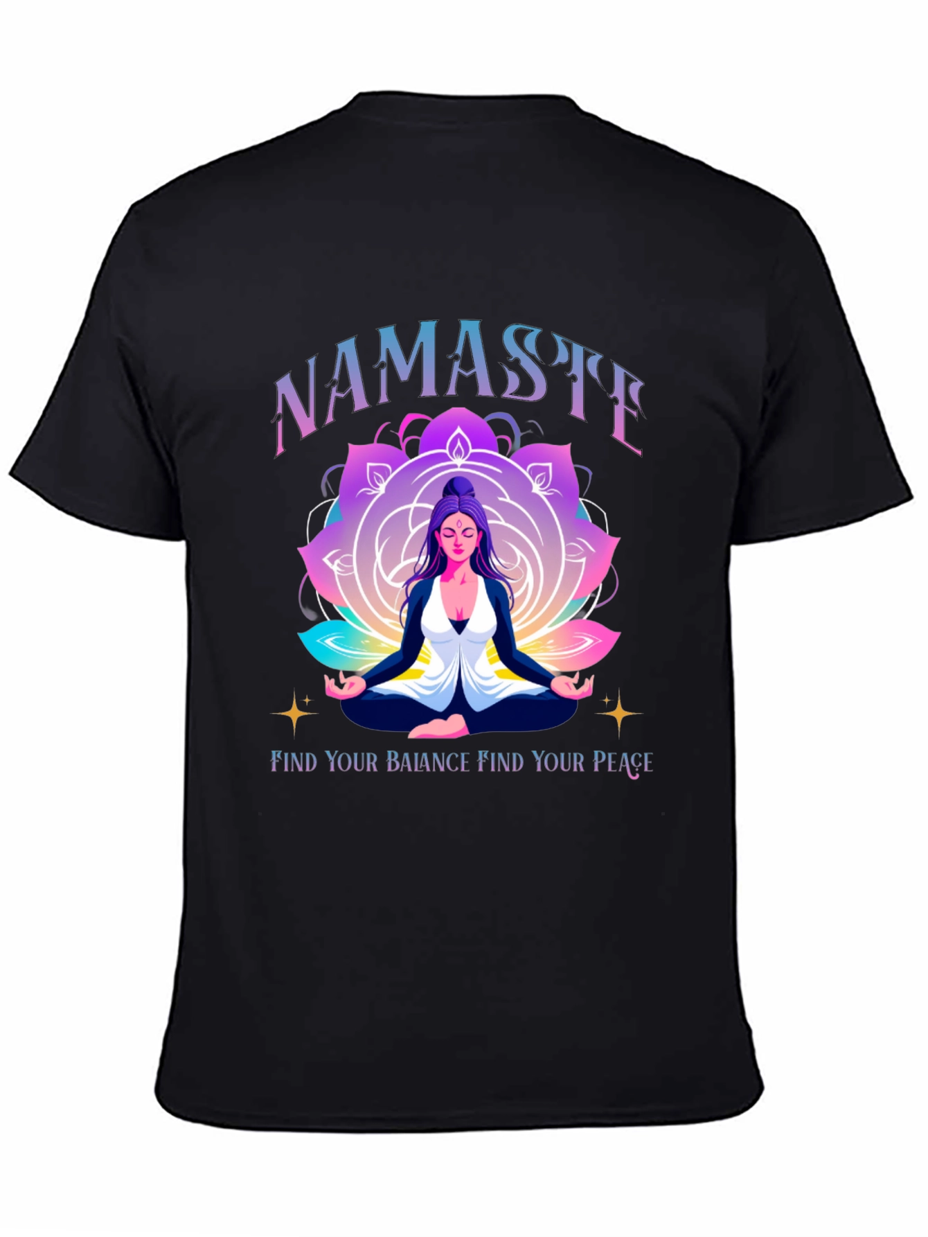Namaste Yoga T-Shirt - Find Your Peace