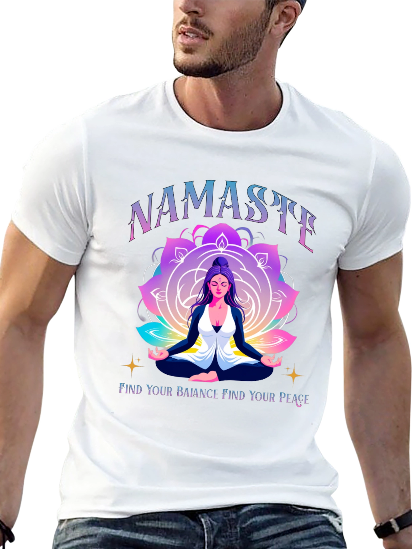 Namaste Yoga T-Shirt - Find Your Peace