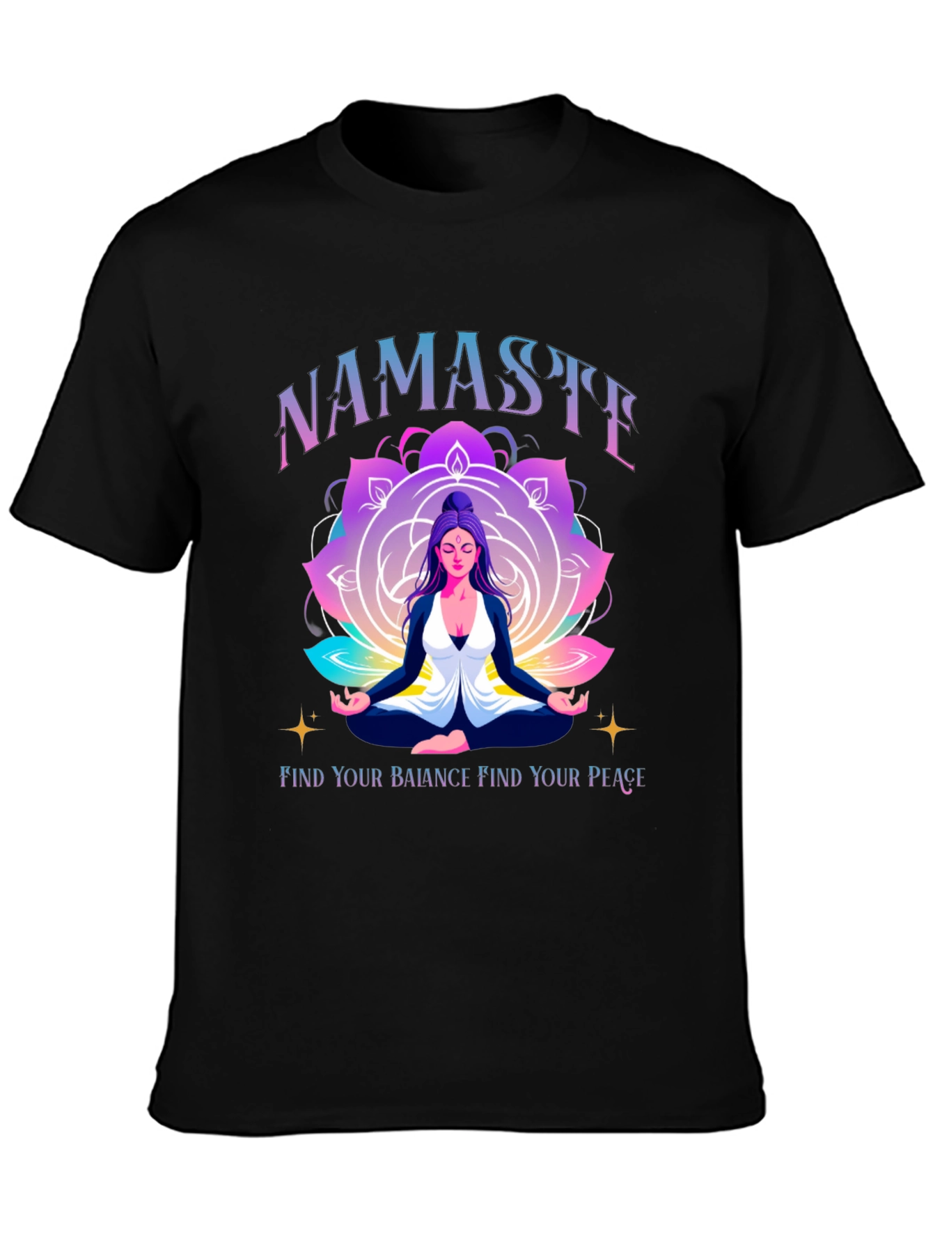 Namaste Yoga T-Shirt - Find Your Peace