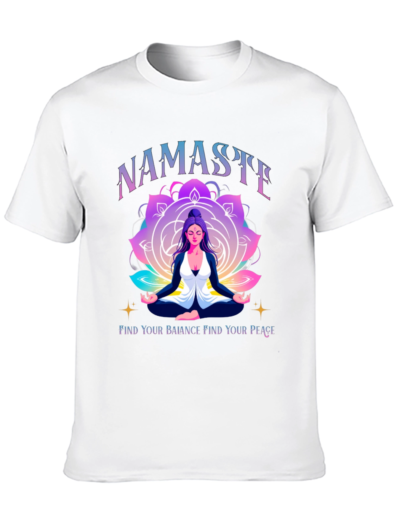 Namaste Yoga T-Shirt - Find Your Peace