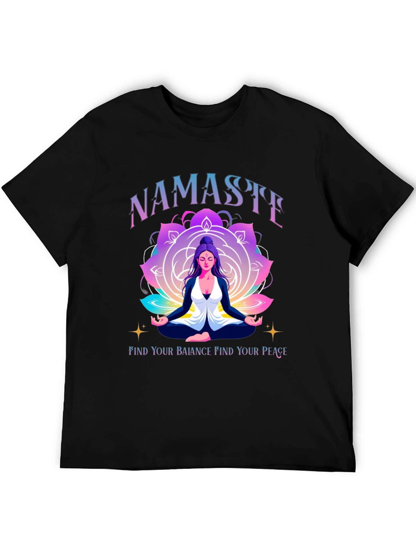 Namaste Yoga T-Shirt - Find Your Peace
