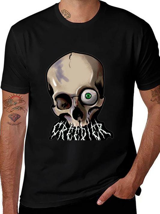 Creedier Skull Graphic T-Shirt