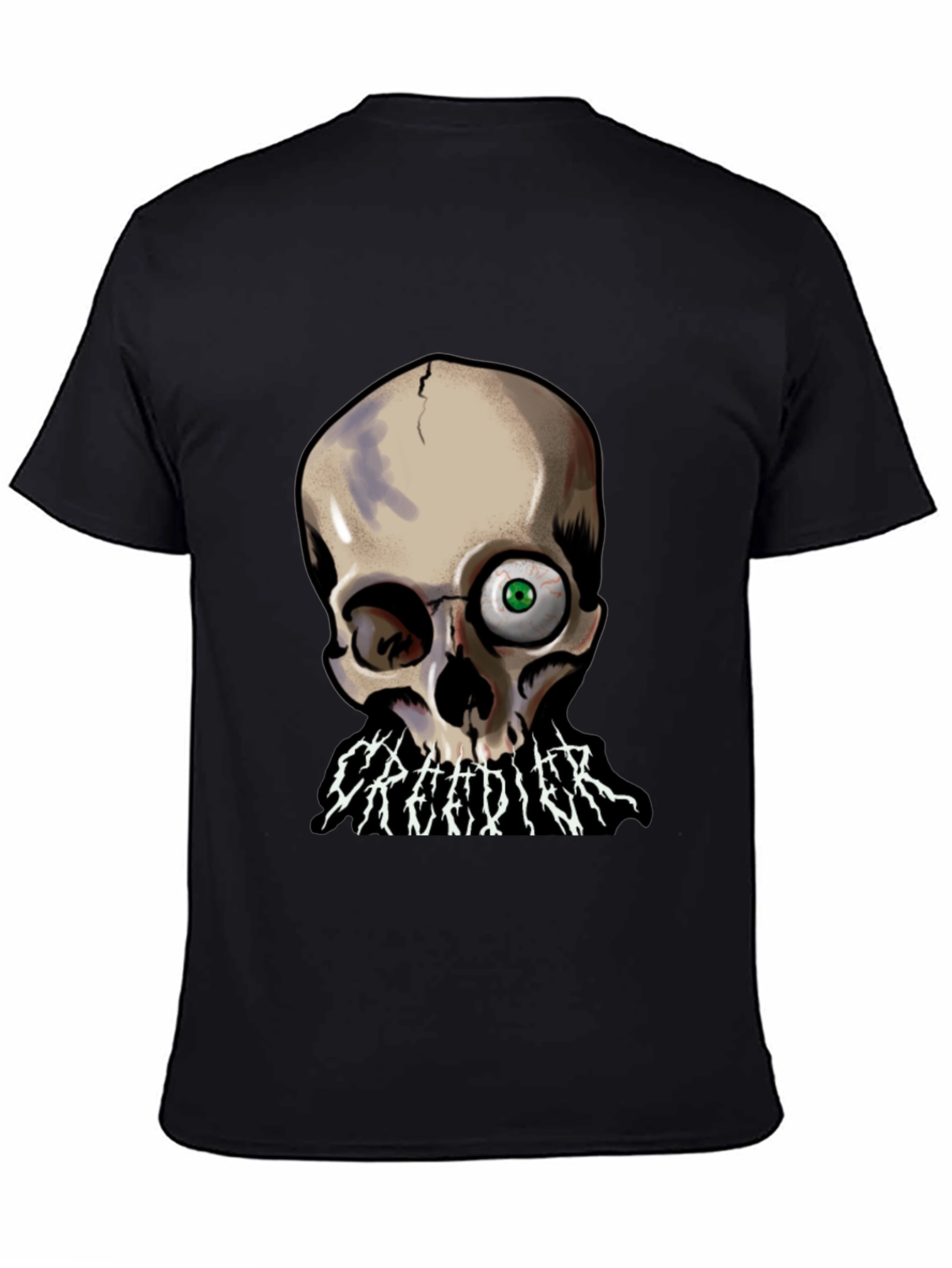 Creedier Skull Graphic T-Shirt