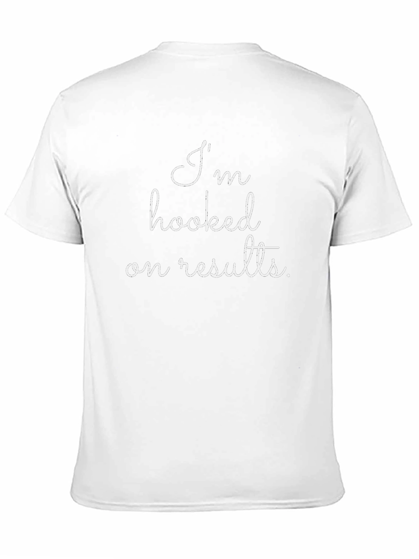 Hooked on Results Black Graphic Tee