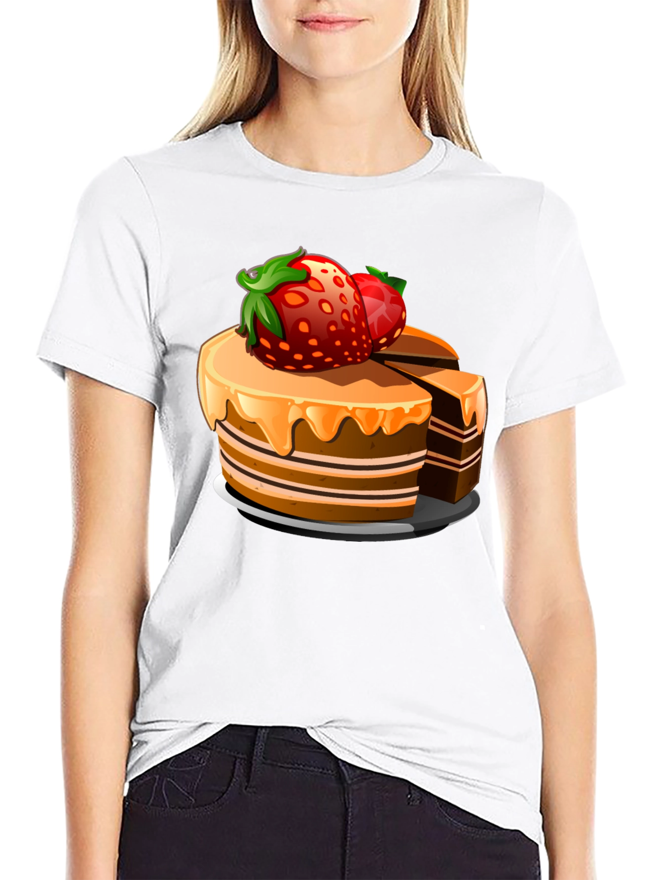 Cake Graphic Tee - Sweet & Stylish!