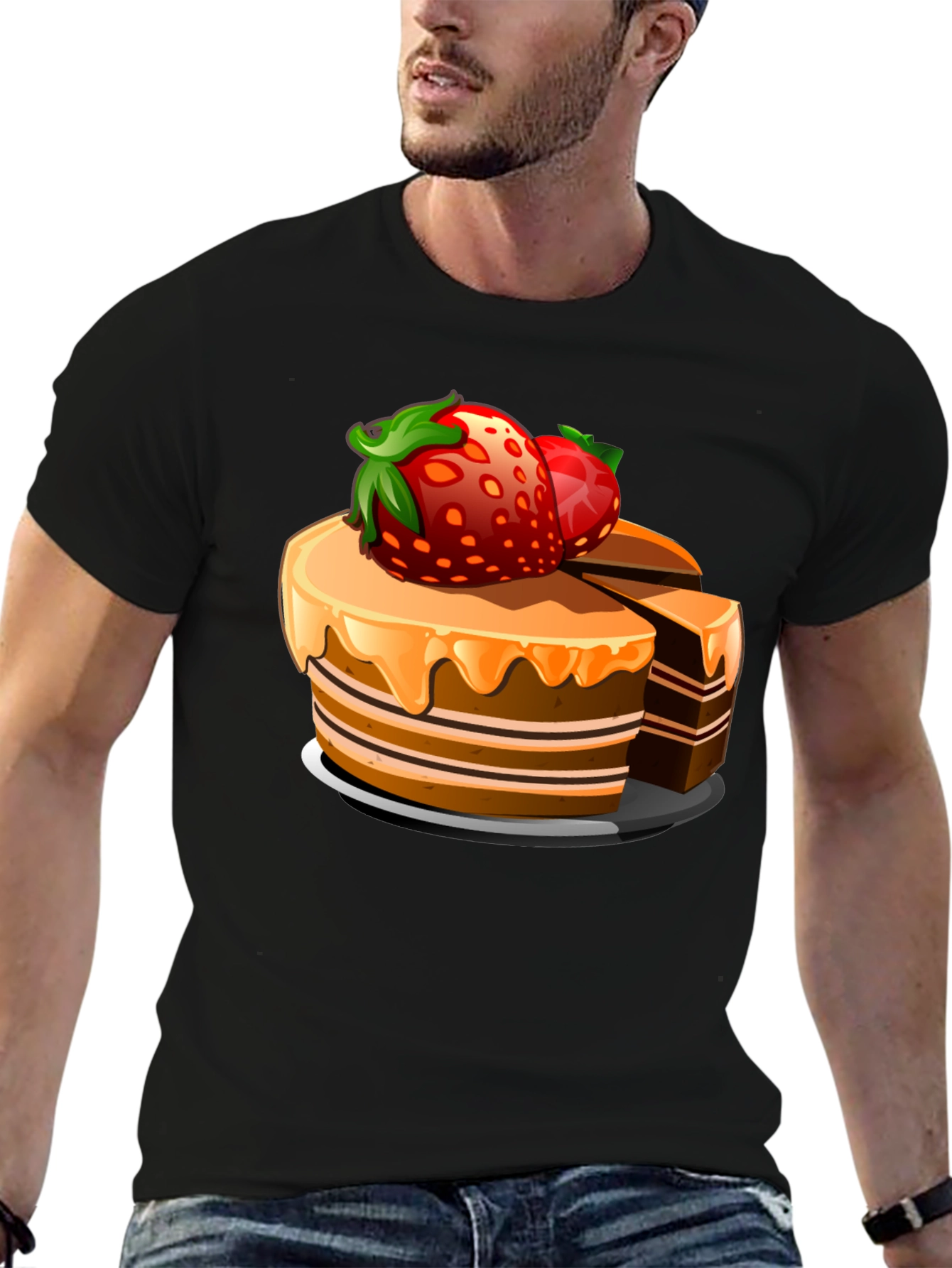 Cake Graphic Tee - Sweet & Stylish!