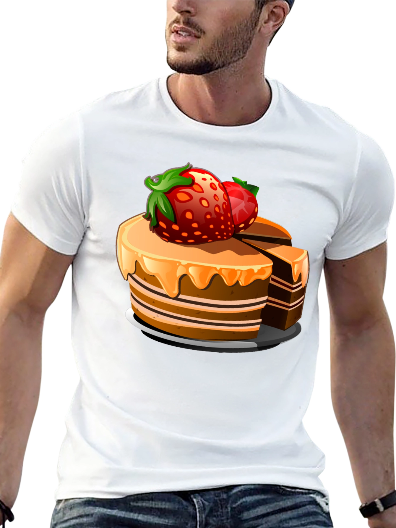 Cake Graphic Tee - Sweet & Stylish!