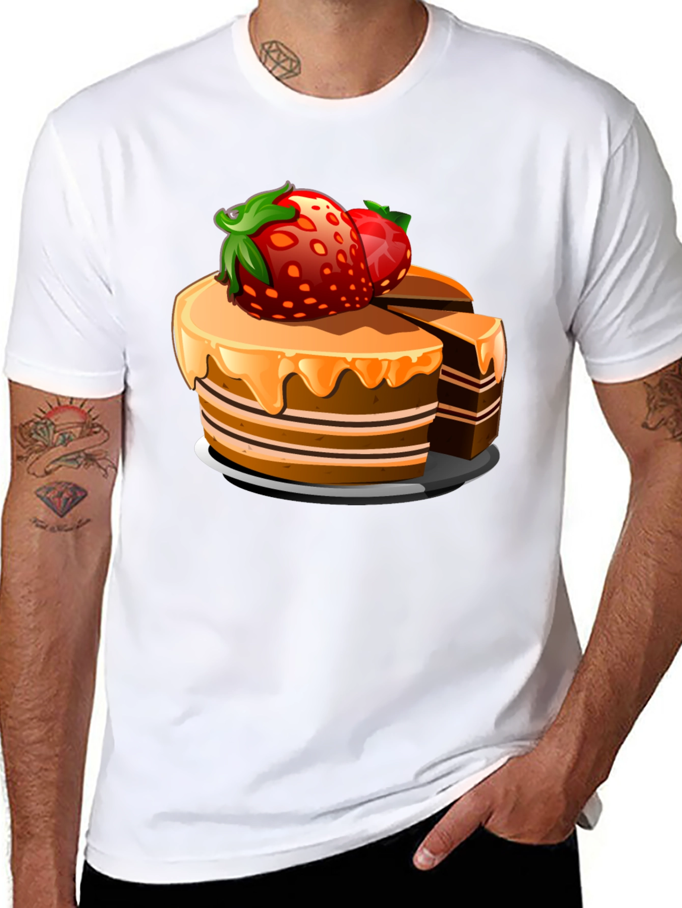 Cake Graphic Tee - Sweet & Stylish!