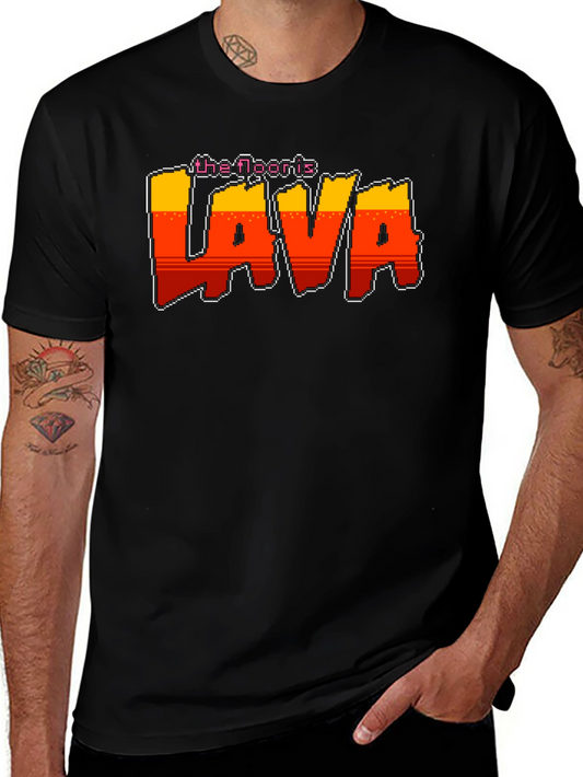 The Floor is Lava Retro Graphic T-Shirt