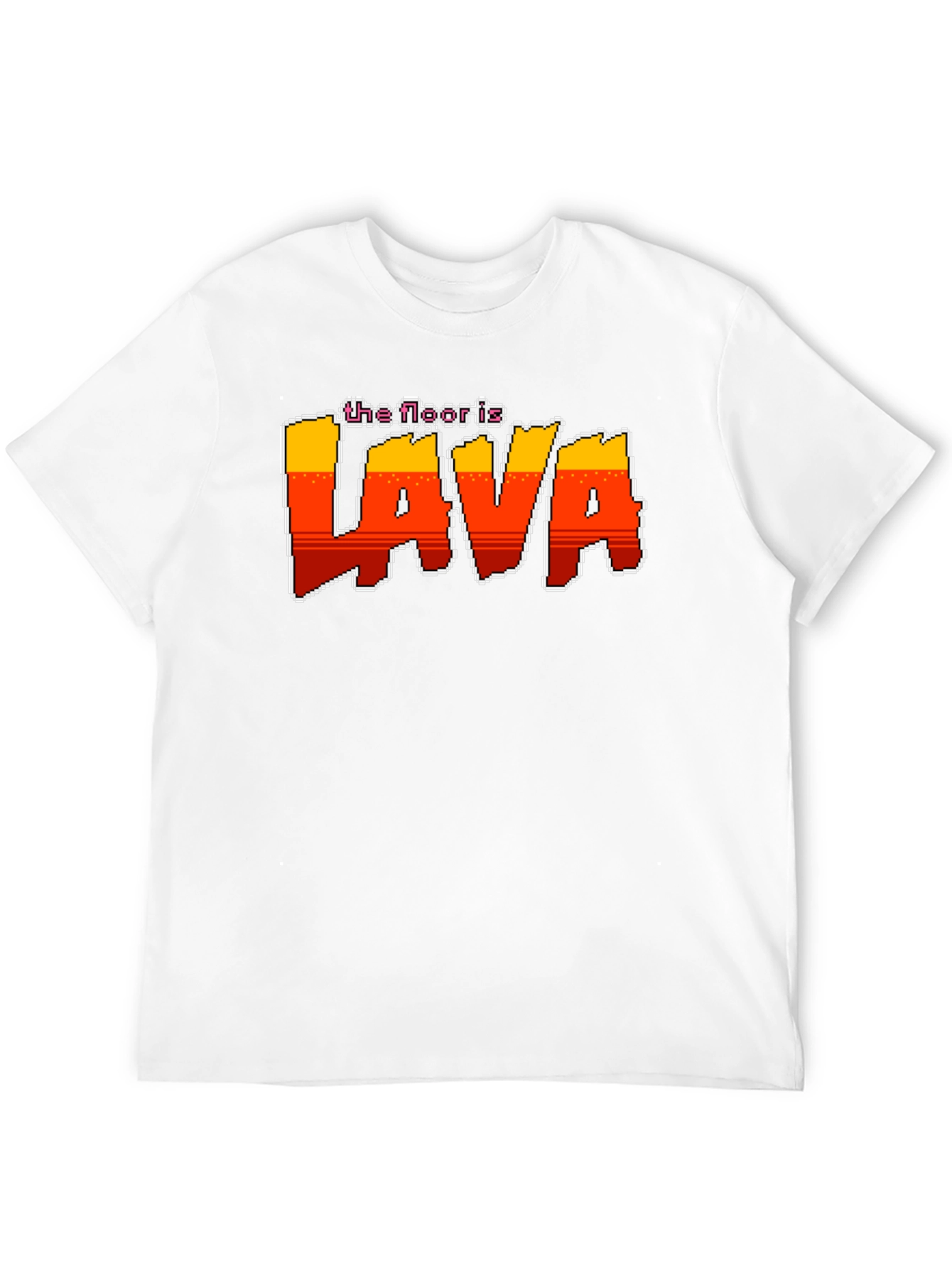 The Floor is Lava Retro Graphic T-Shirt