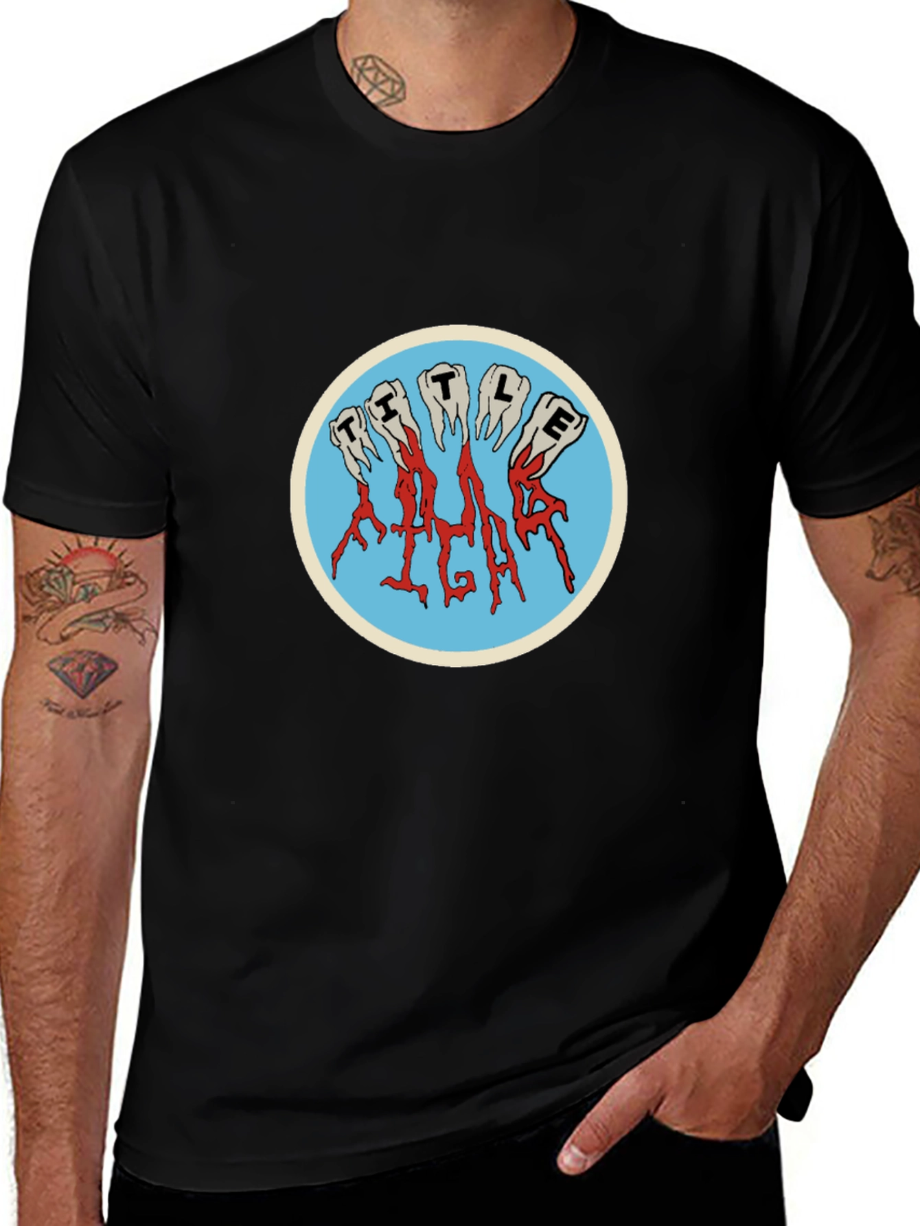 Title Fight Band Tee - Black Cotton Blend