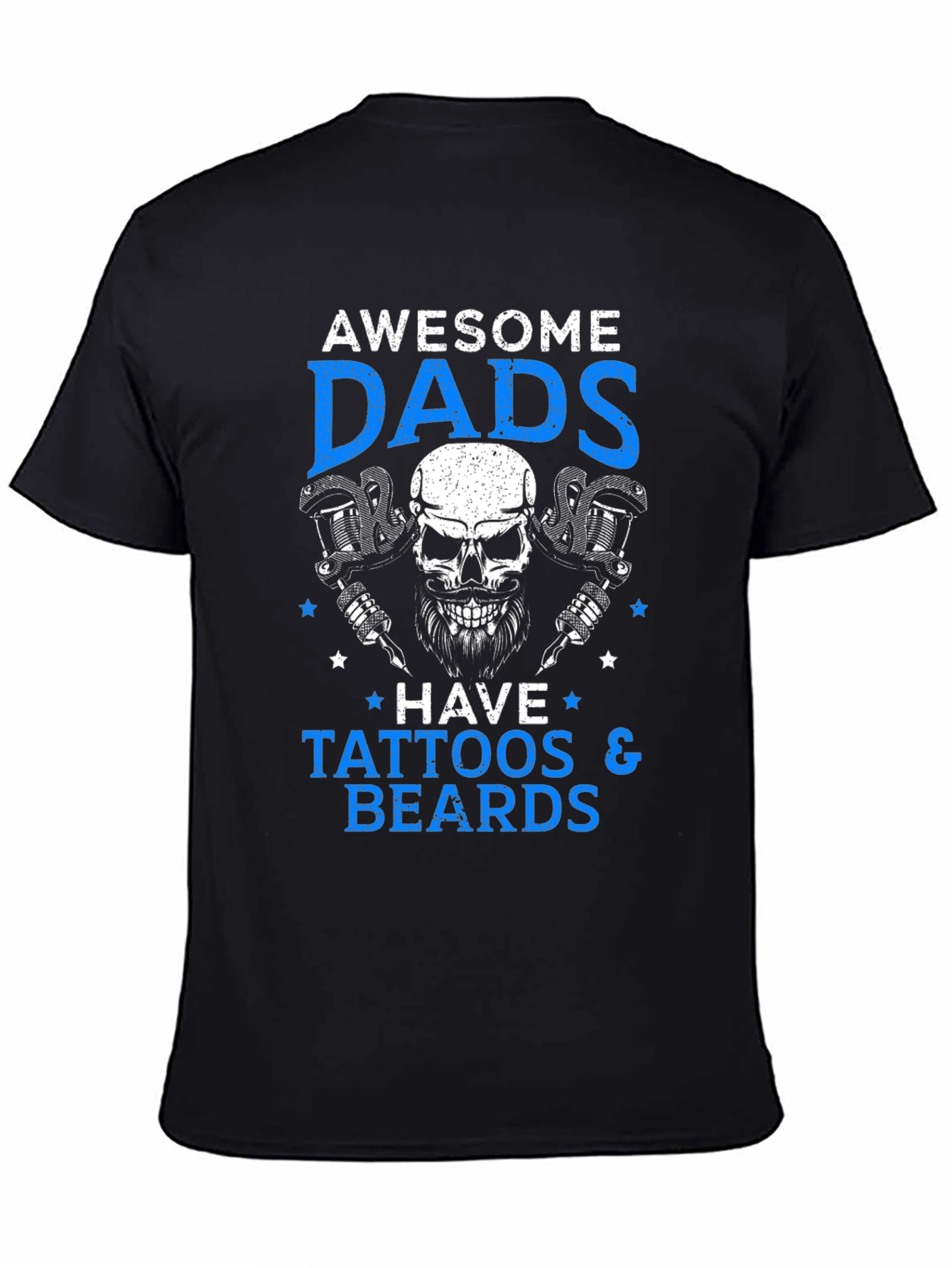 Awesome Dads Tattoos & Beards Graphic Tee