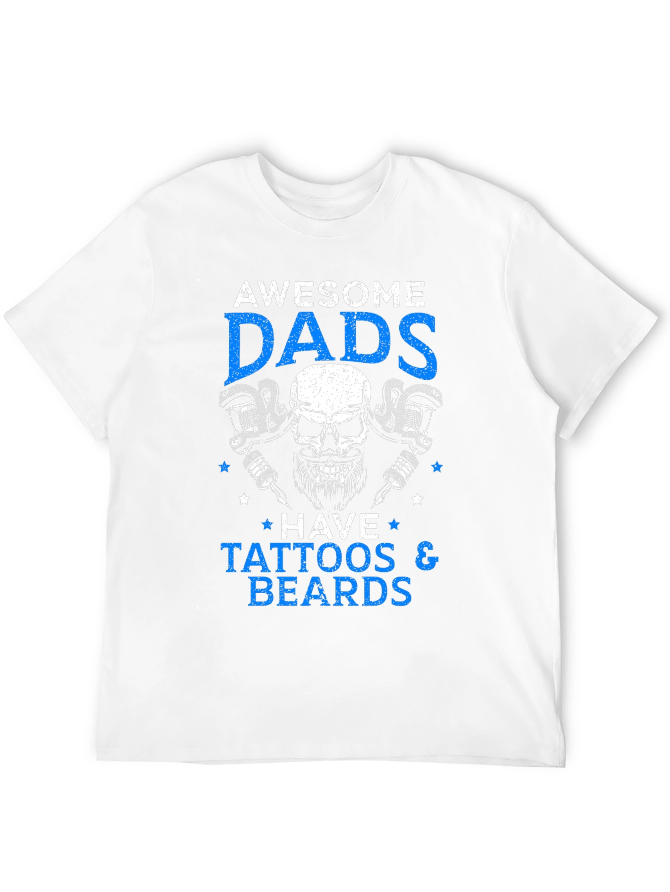 Awesome Dads Tattoos & Beards Graphic Tee