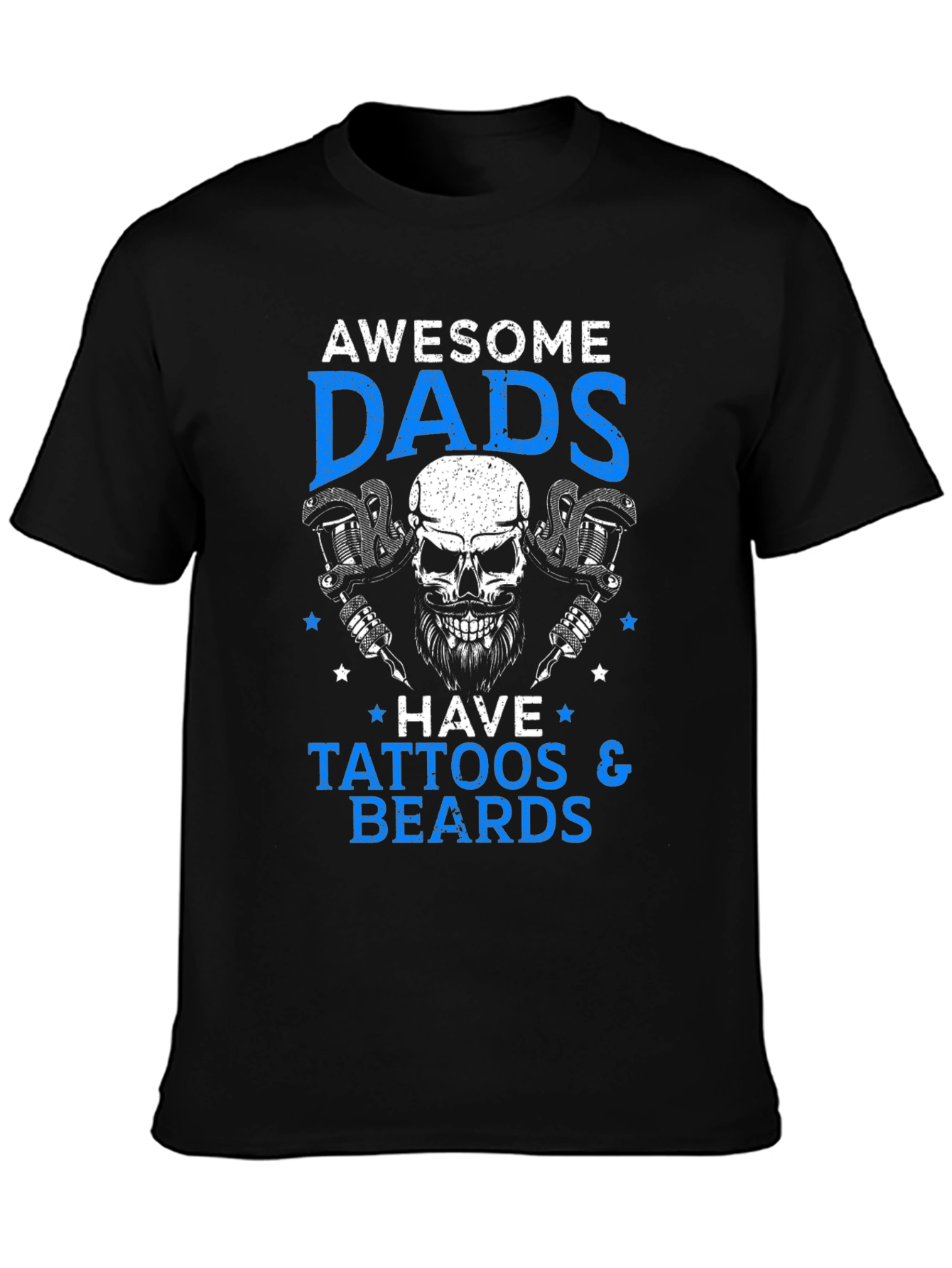 Awesome Dads Tattoos & Beards Graphic Tee