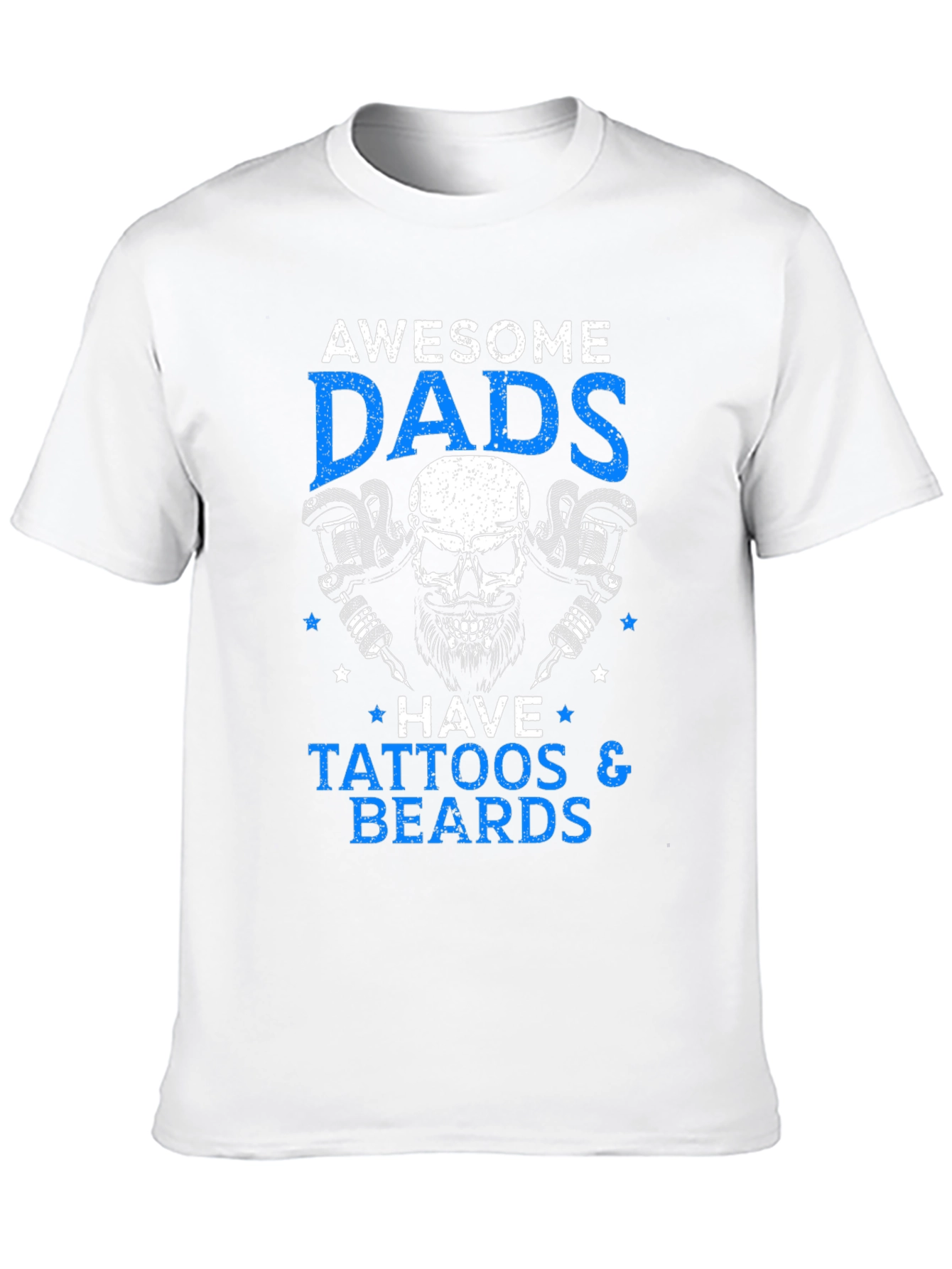Awesome Dads Tattoos & Beards Graphic Tee