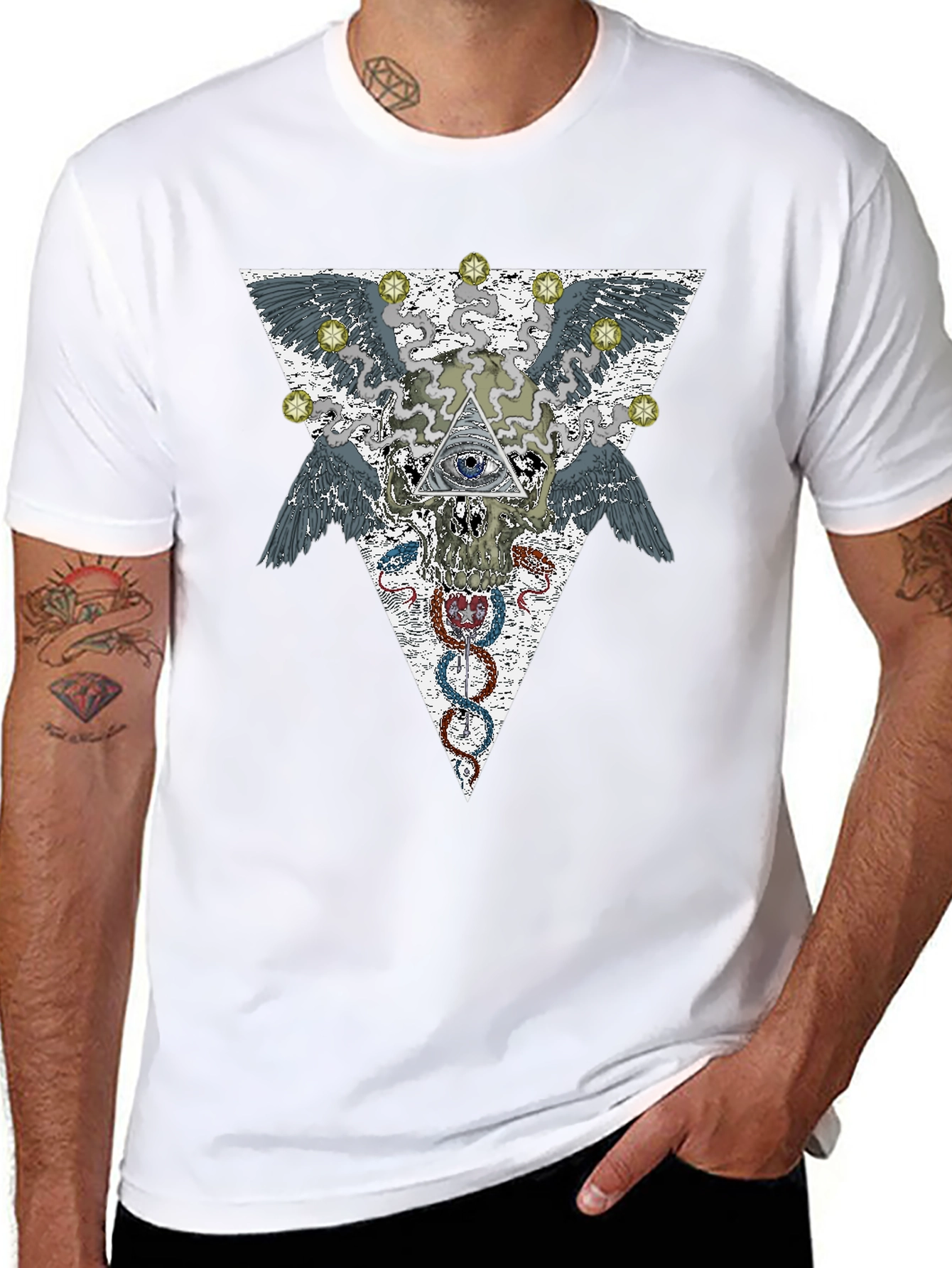 Illuminati Graphic T-Shirt - All Seeing Eye