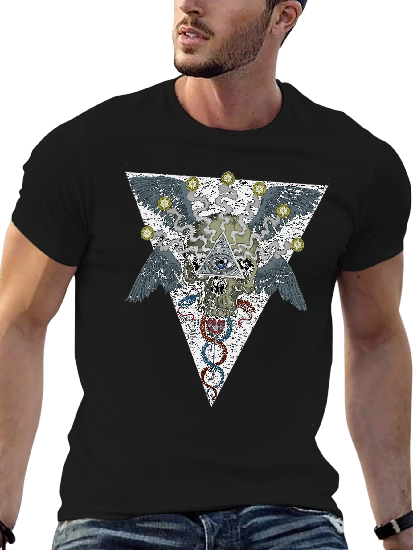 Illuminati Graphic T-Shirt - All Seeing Eye