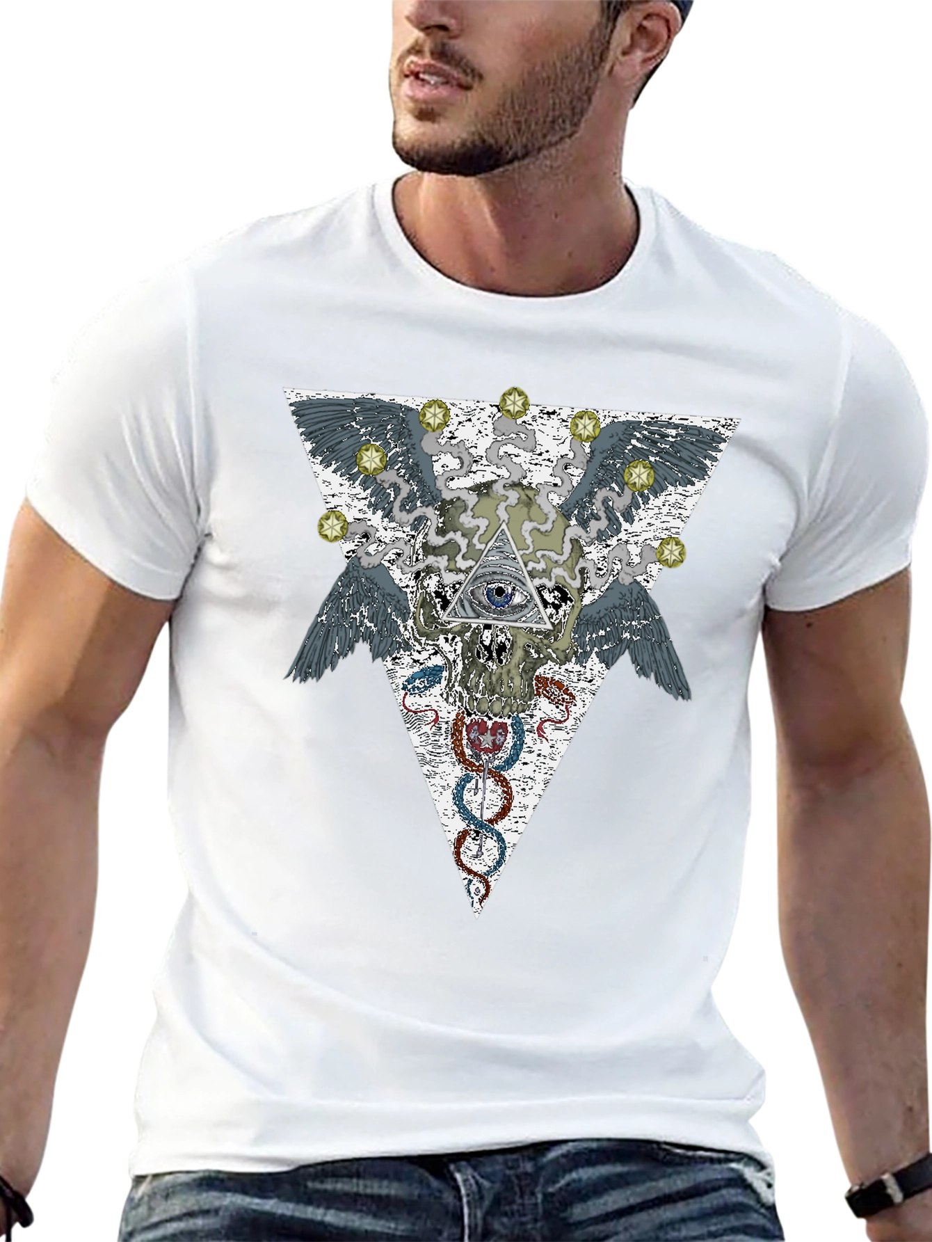 Illuminati Graphic T-Shirt - All Seeing Eye
