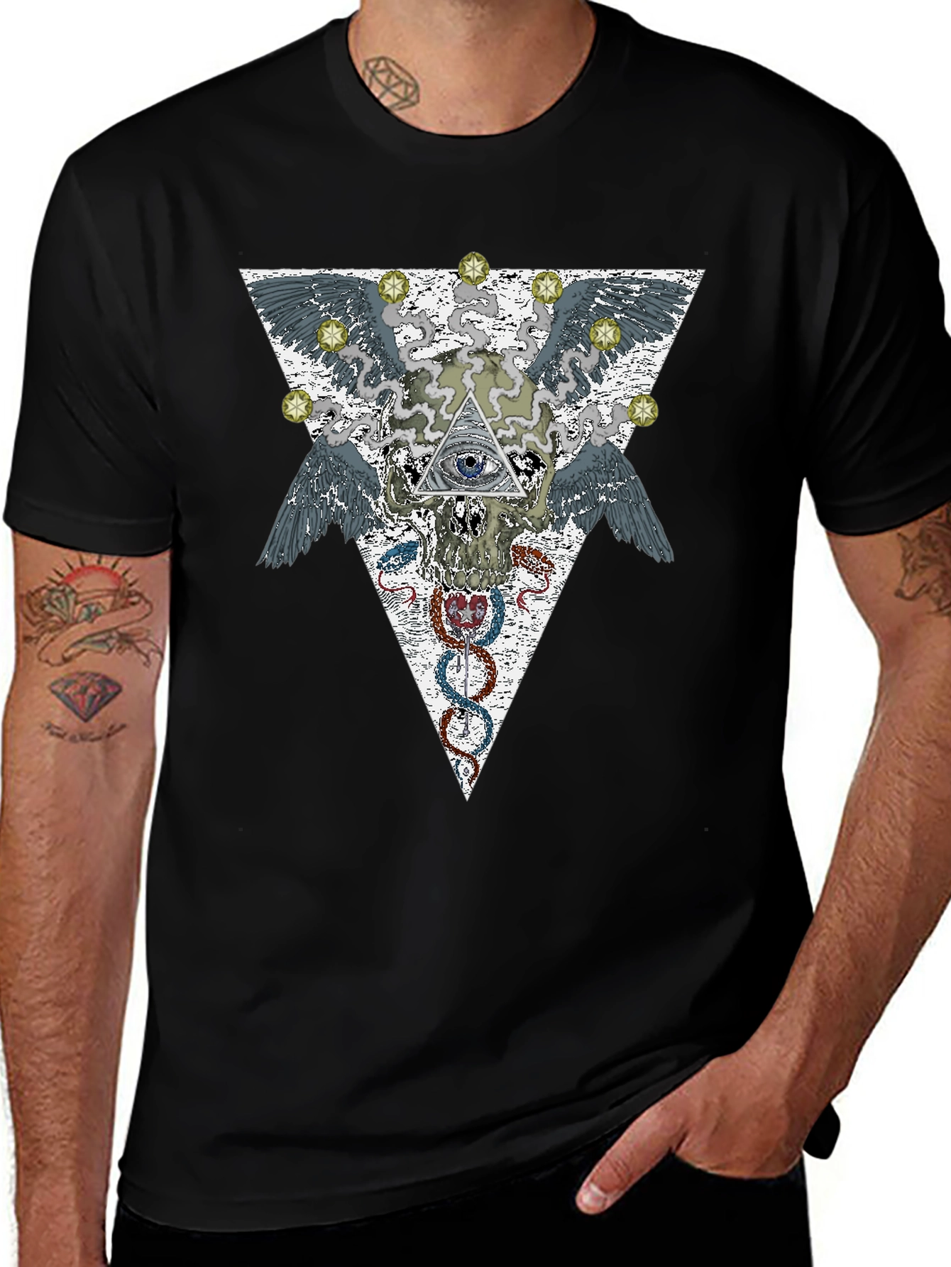 Illuminati Graphic T-Shirt - All Seeing Eye