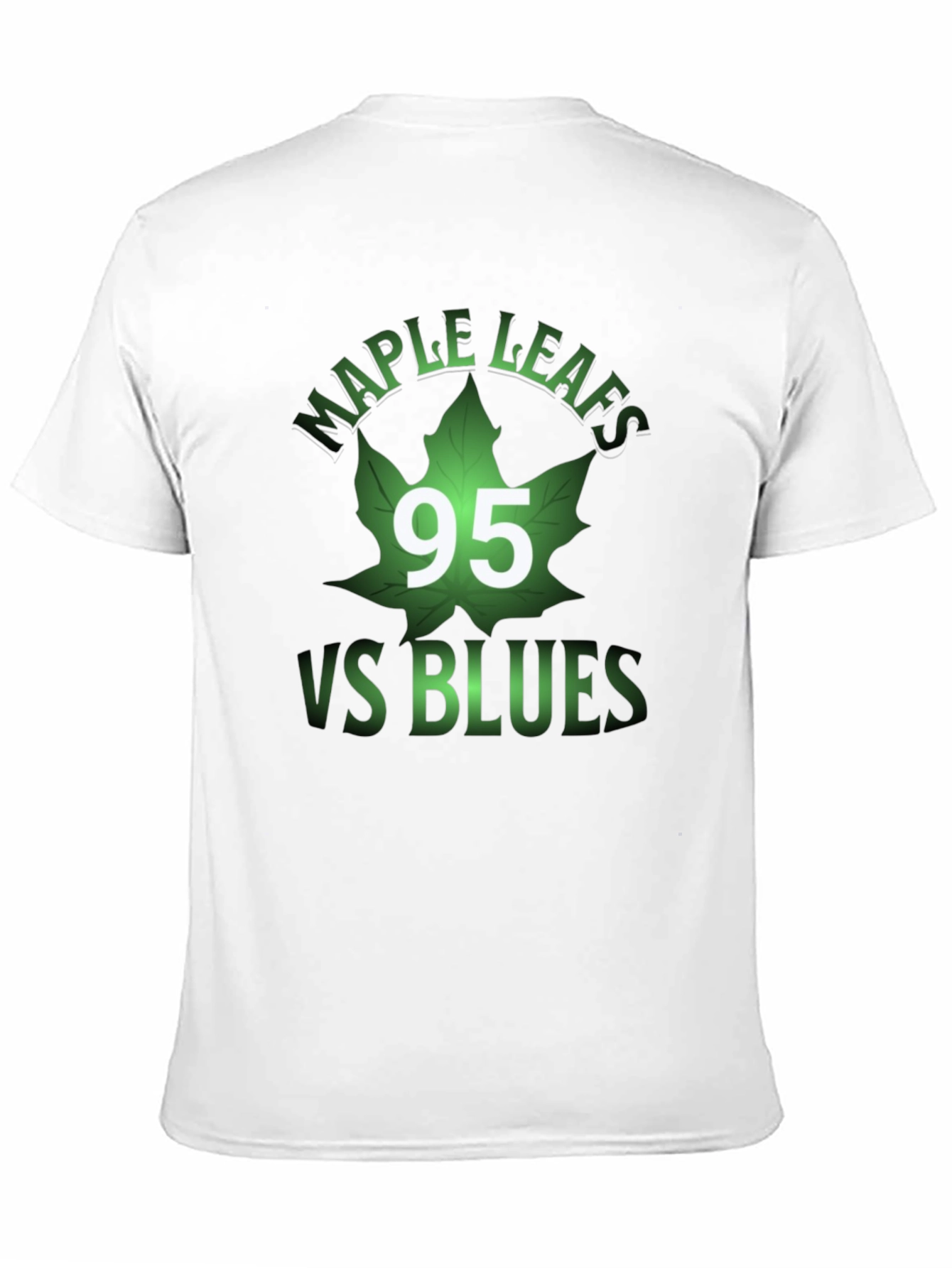 Maple Leafs VS Blues Black Graphic T-Shirt