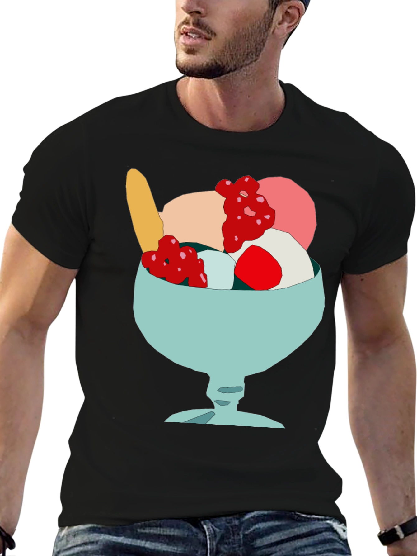 Ice Cream Sundae T-Shirt - Fun Foodie Tee