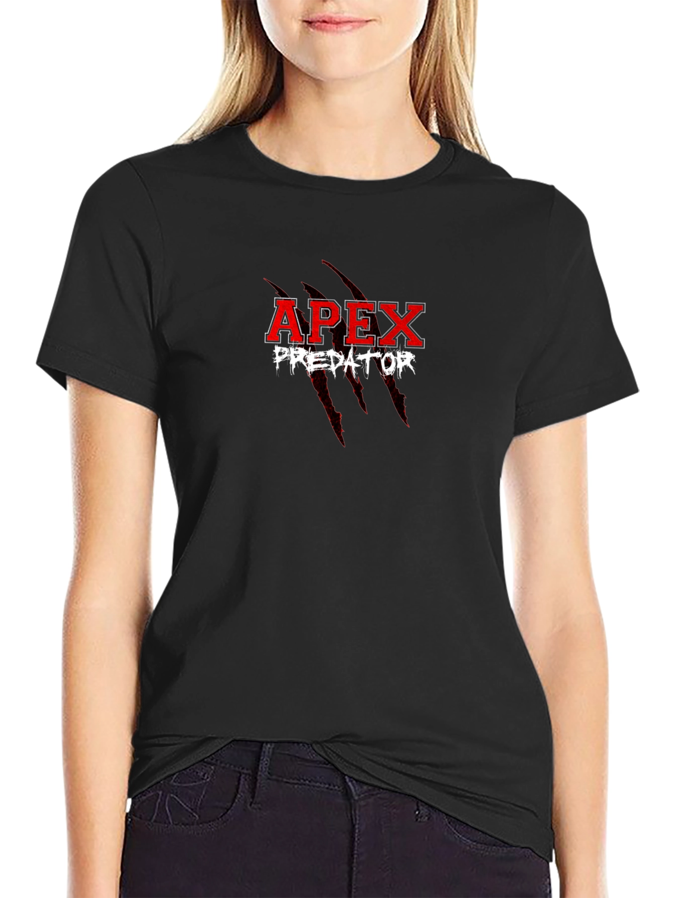 Apex Predator Graphic Tee - Black