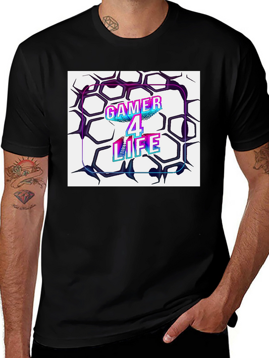 Gamer 4 Life Black T-Shirt