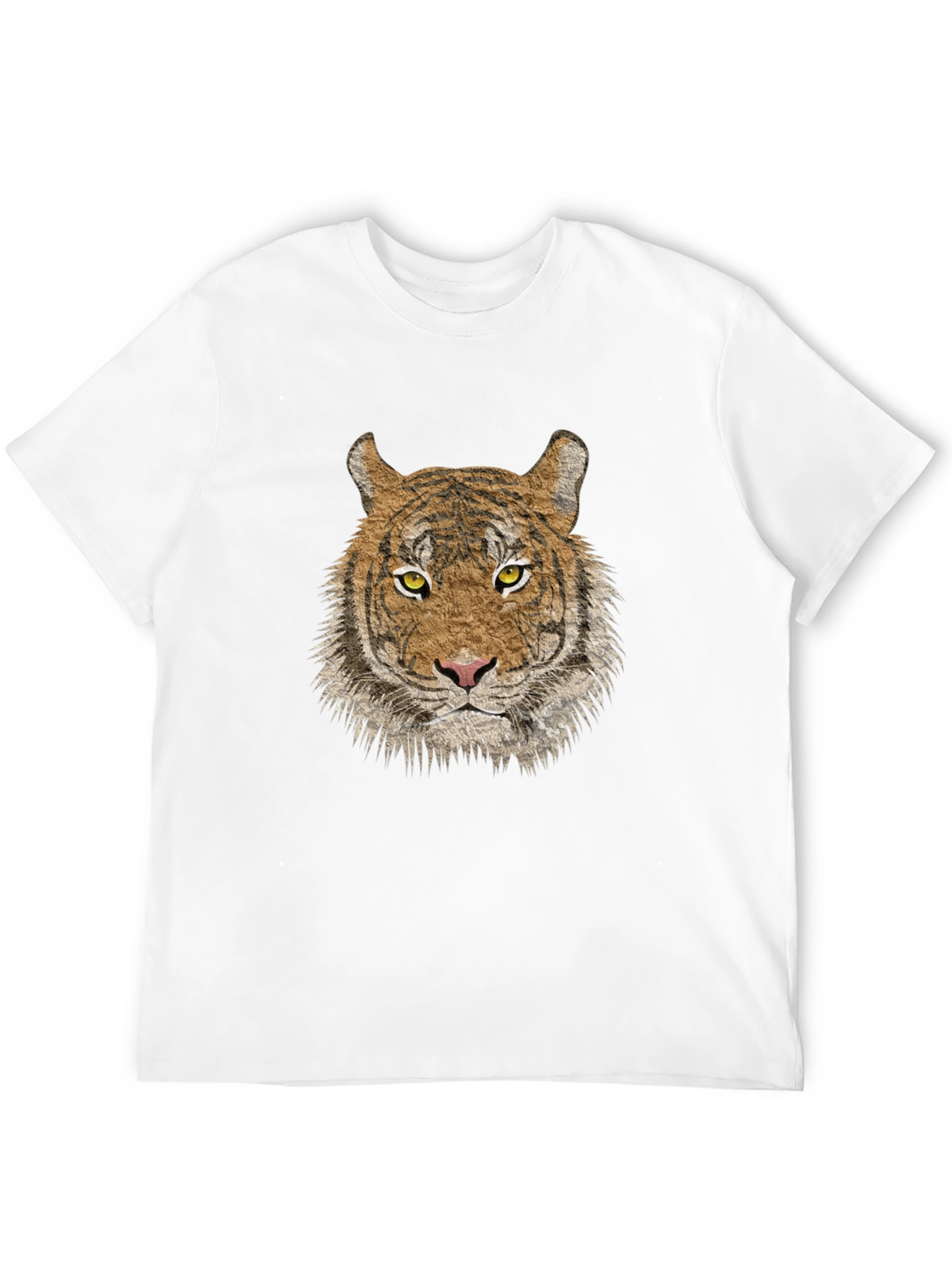 Tiger Graphic Print Black T-Shirt
