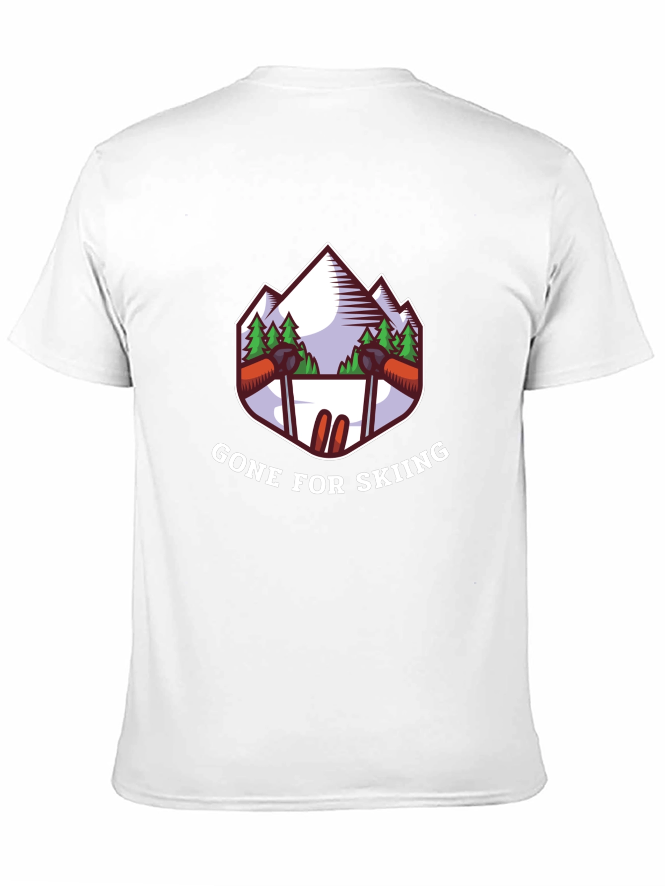 Gone Skiing Graphic Tee