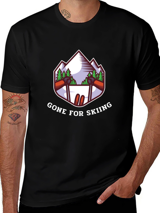 Gone Skiing Graphic Tee