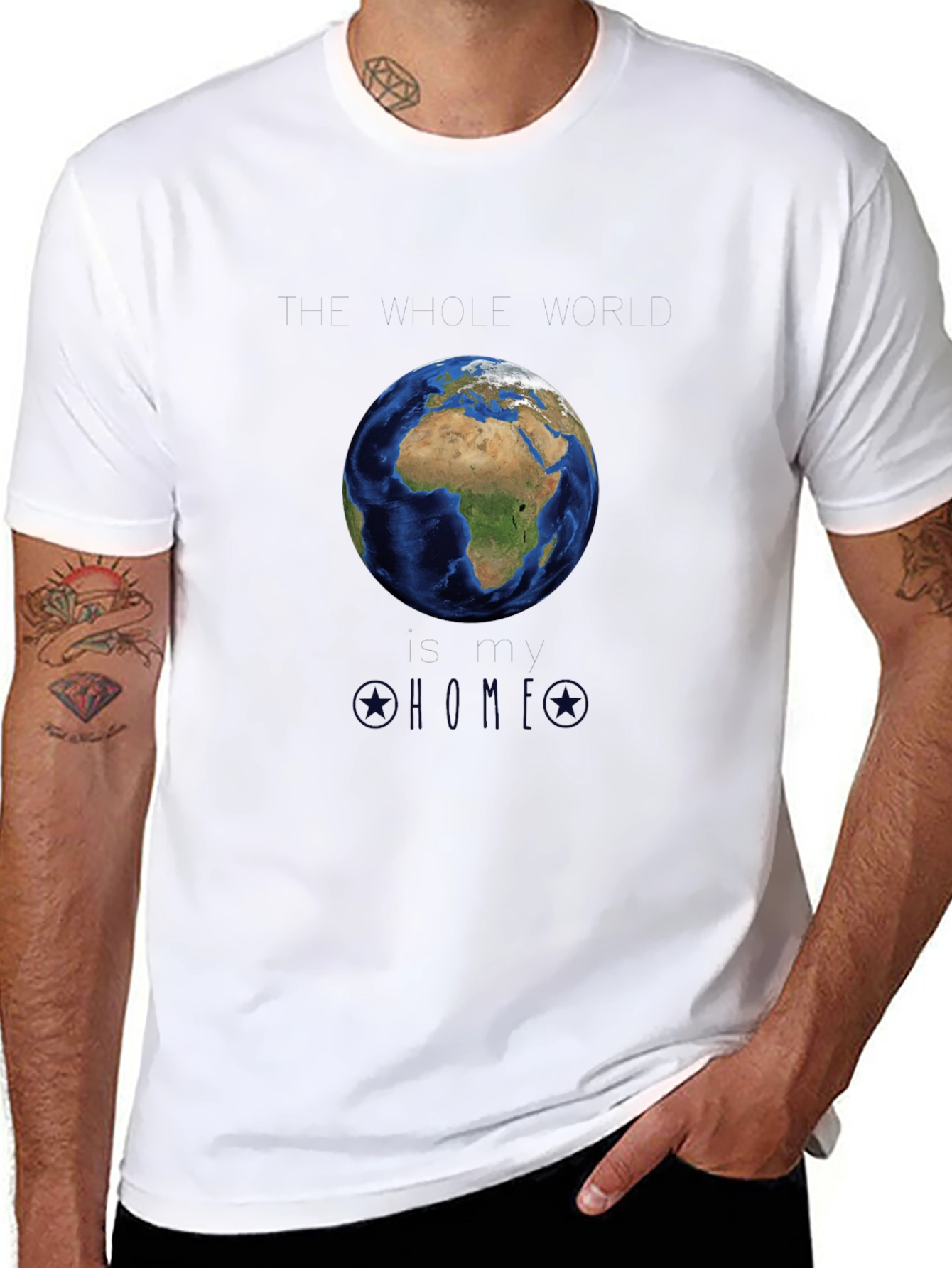 Earth Graphic Tee - Global Unity Shirt