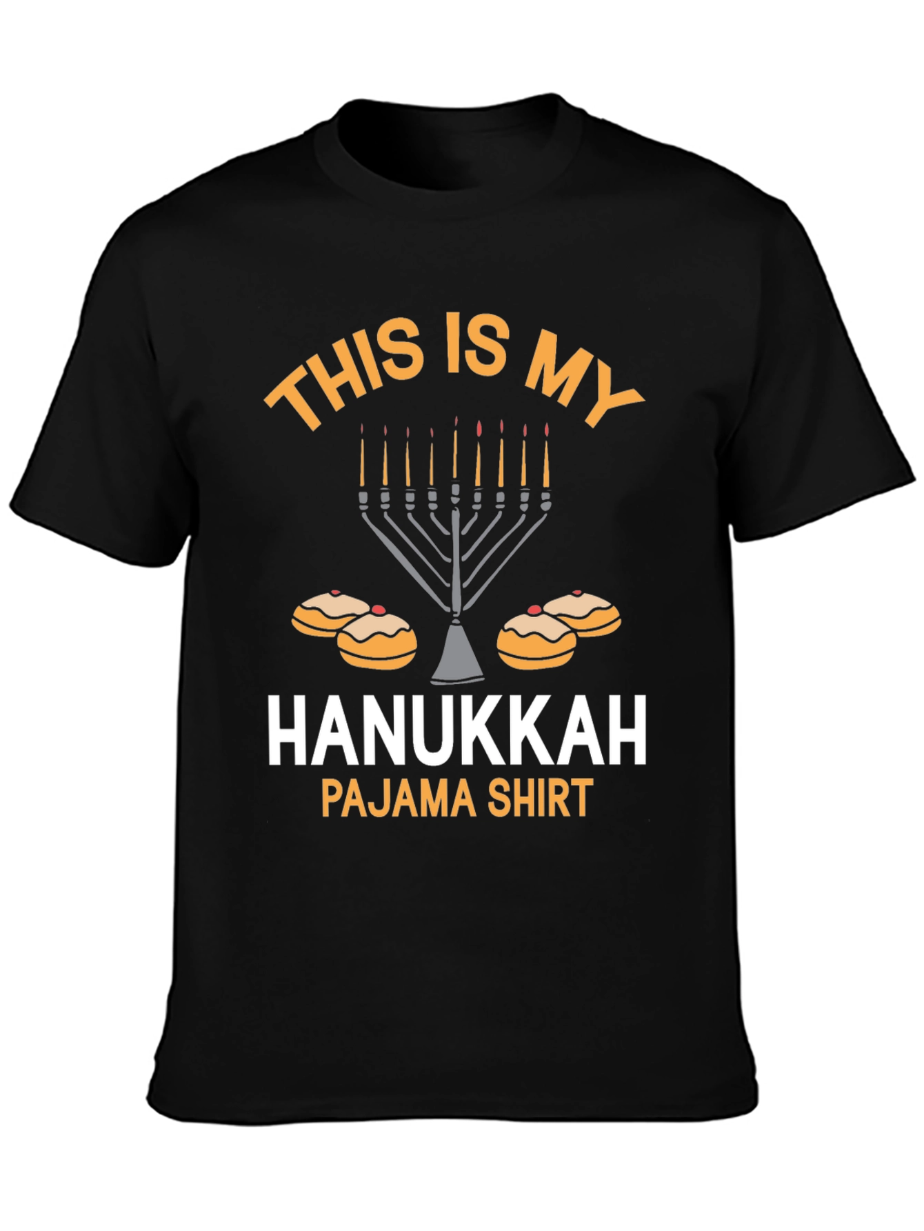 Hanukkah Pajama Shirt - Novelty Holiday Tee