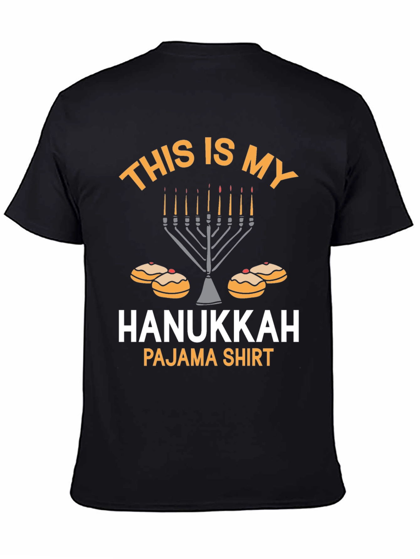 Hanukkah Pajama Shirt - Novelty Holiday Tee
