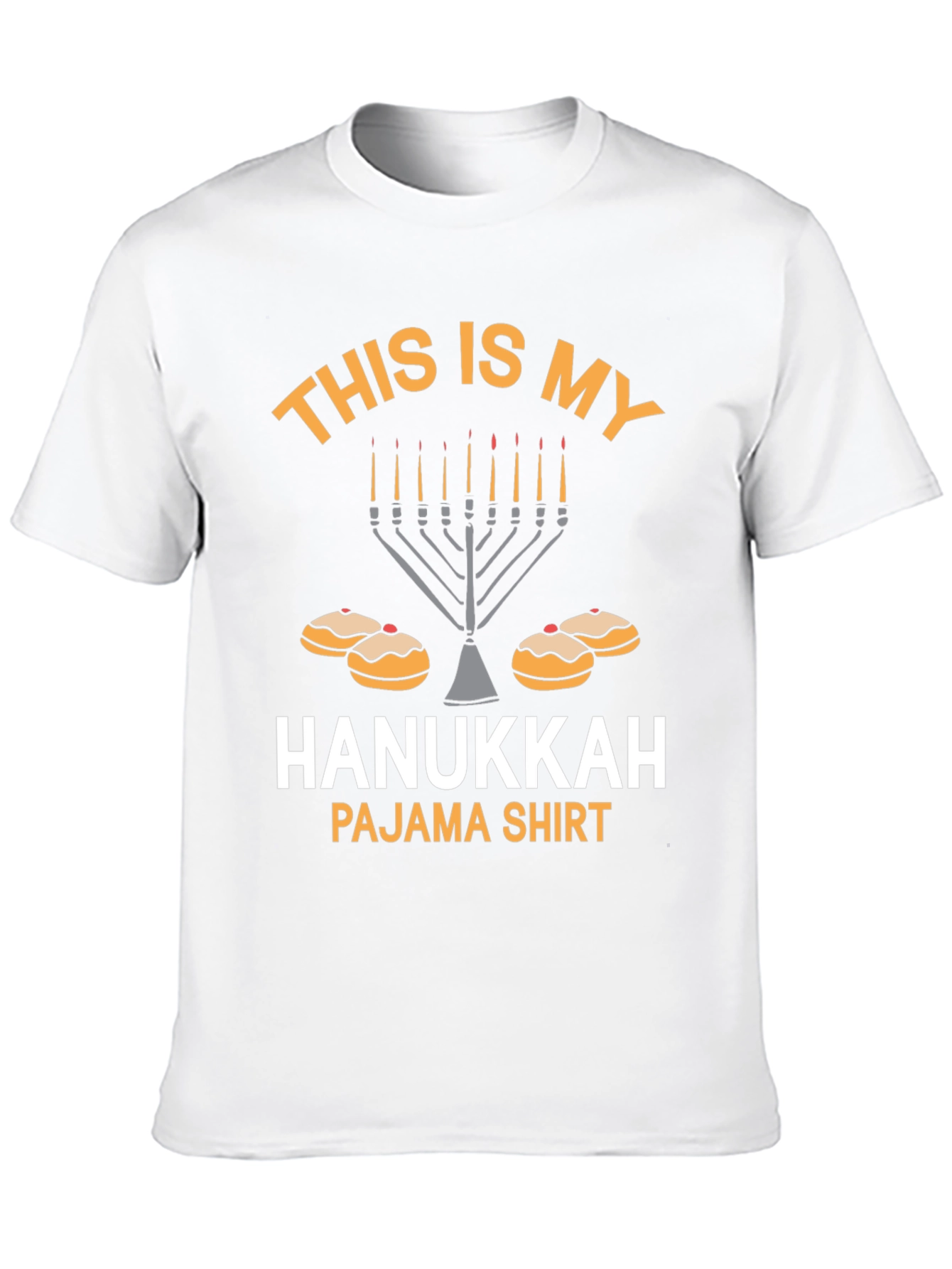 Hanukkah Pajama Shirt - Novelty Holiday Tee
