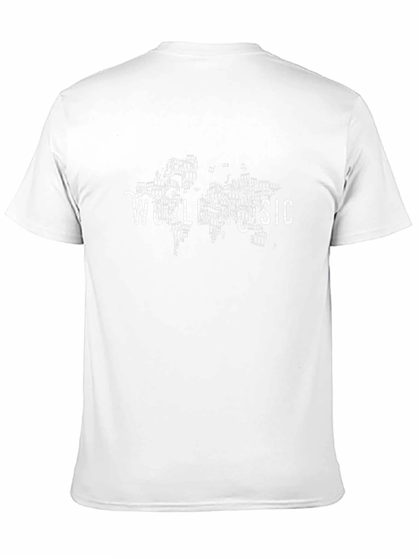 World Music Graphic Print Black T-Shirt