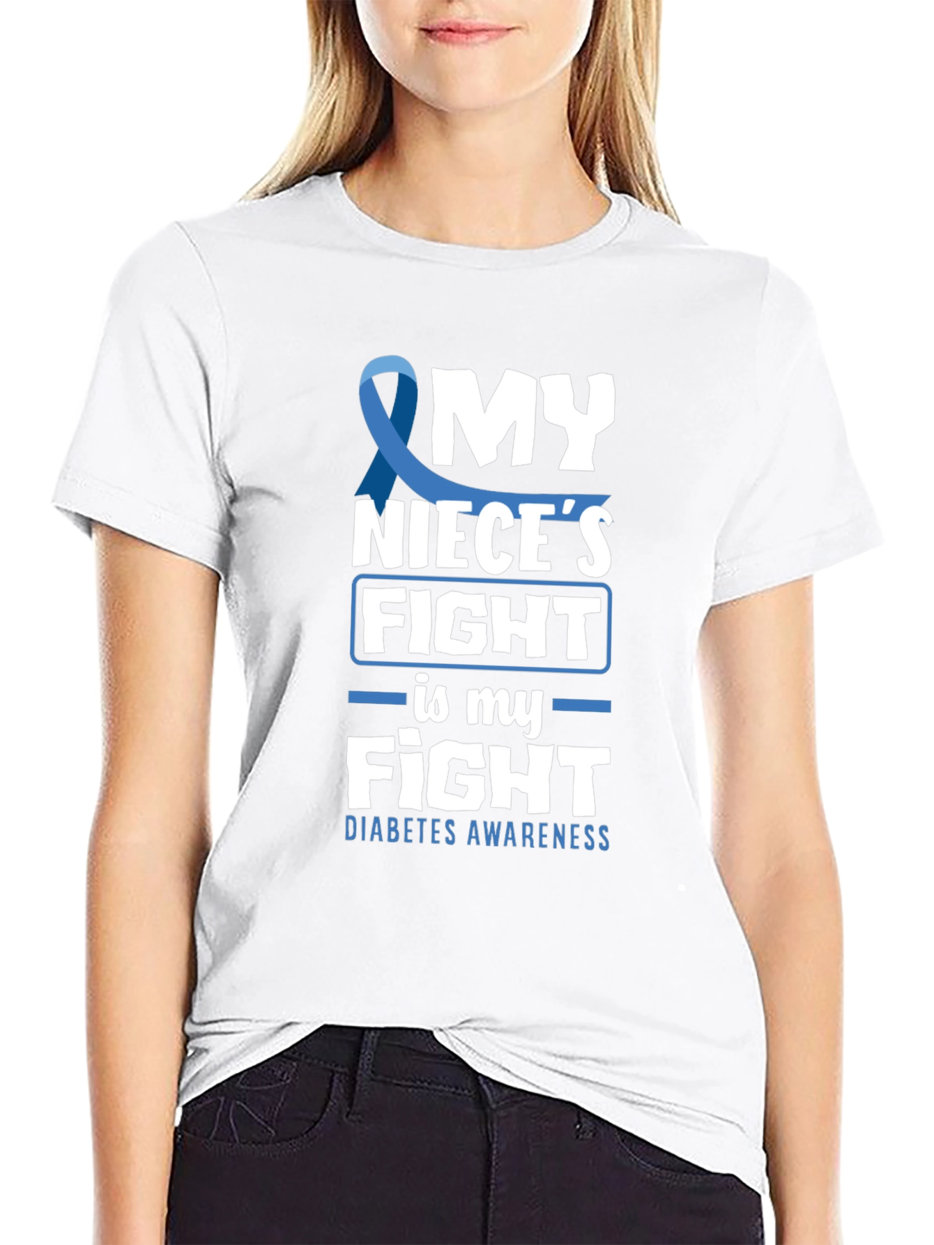 Diabetes Awareness T-Shirt - My Nieces Fight