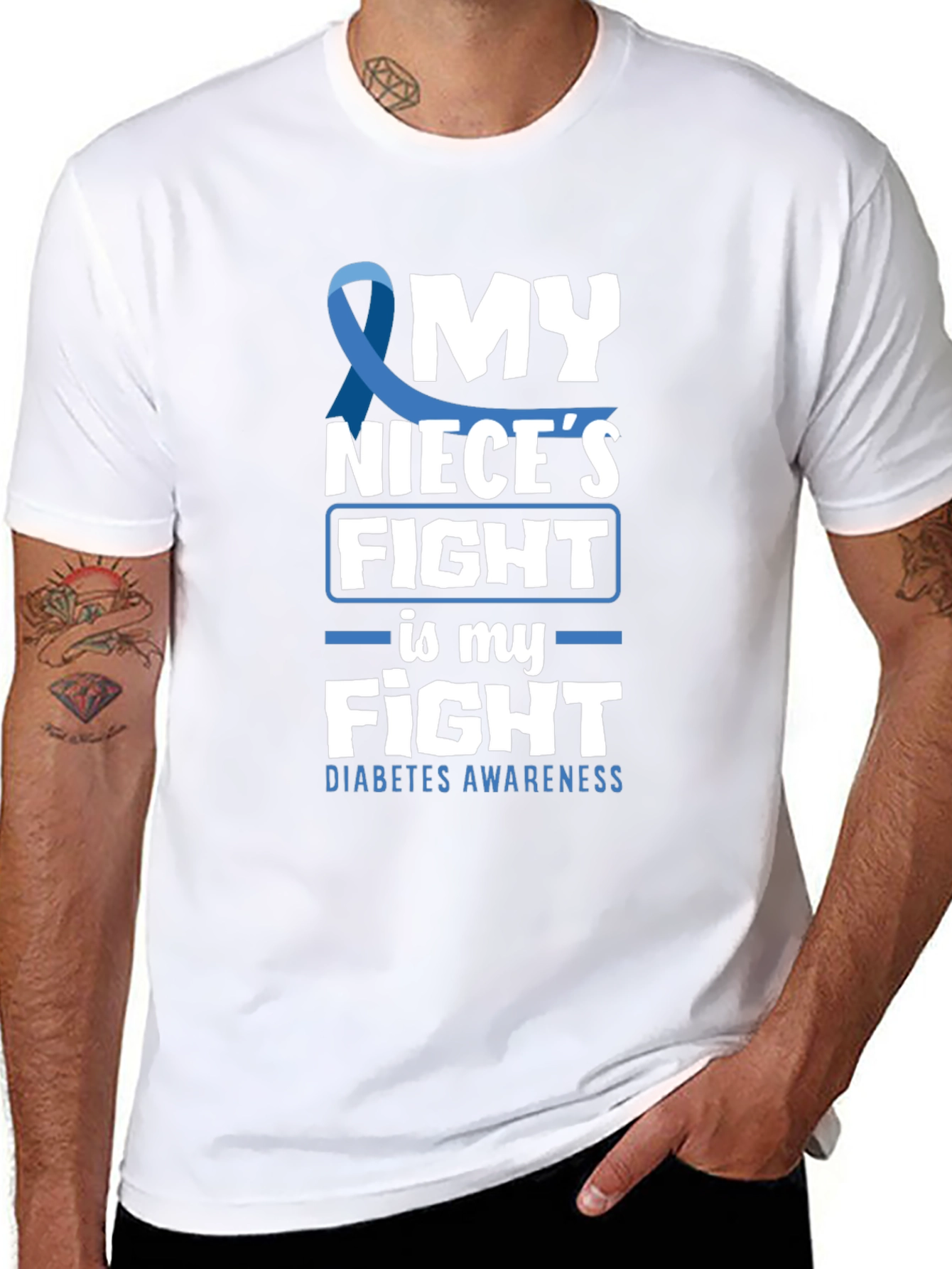 Diabetes Awareness T-Shirt - My Nieces Fight