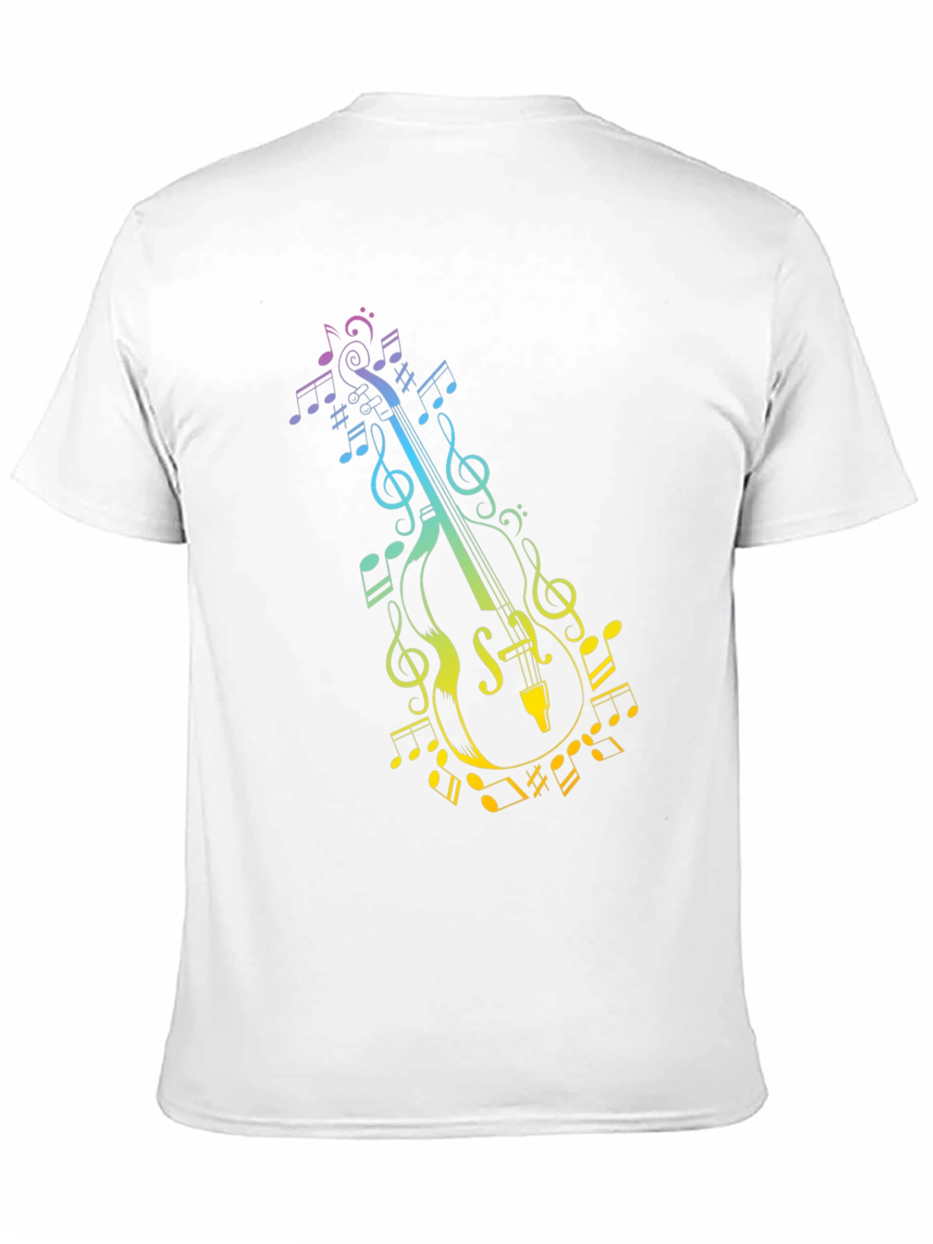 Musical Cello Graphic Tee - Black