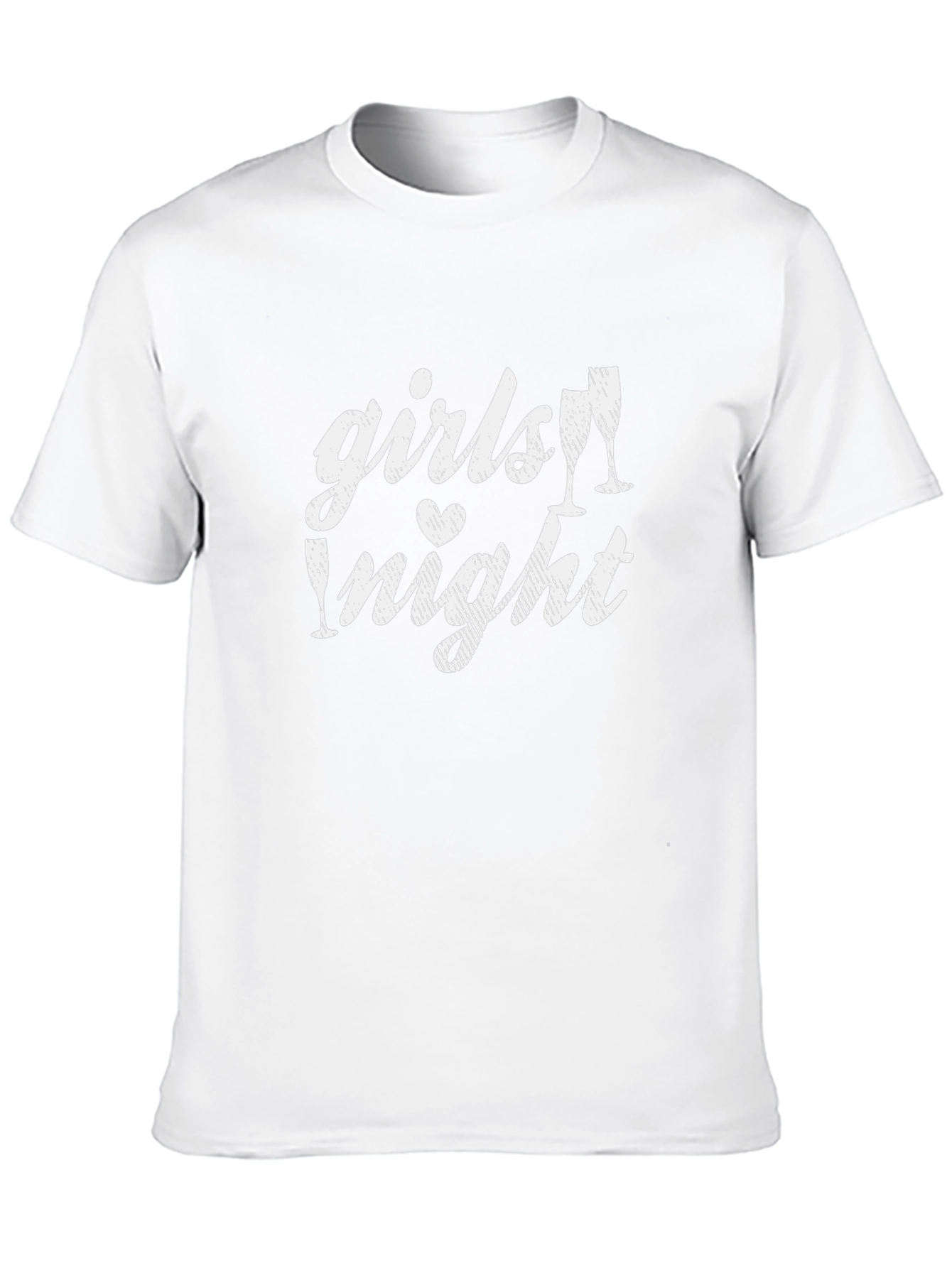 Girls Night Out T-Shirt - Black Crew Neck Tee