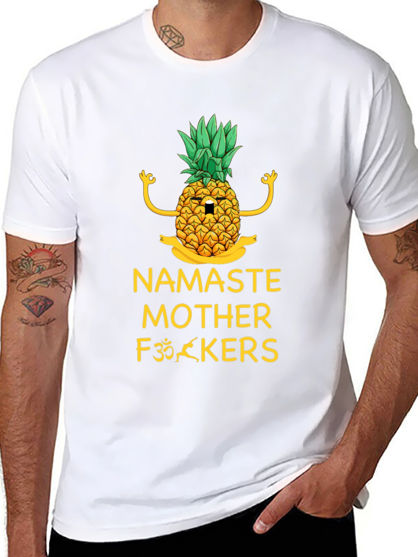 Namaste Pineapple Graphic Tee