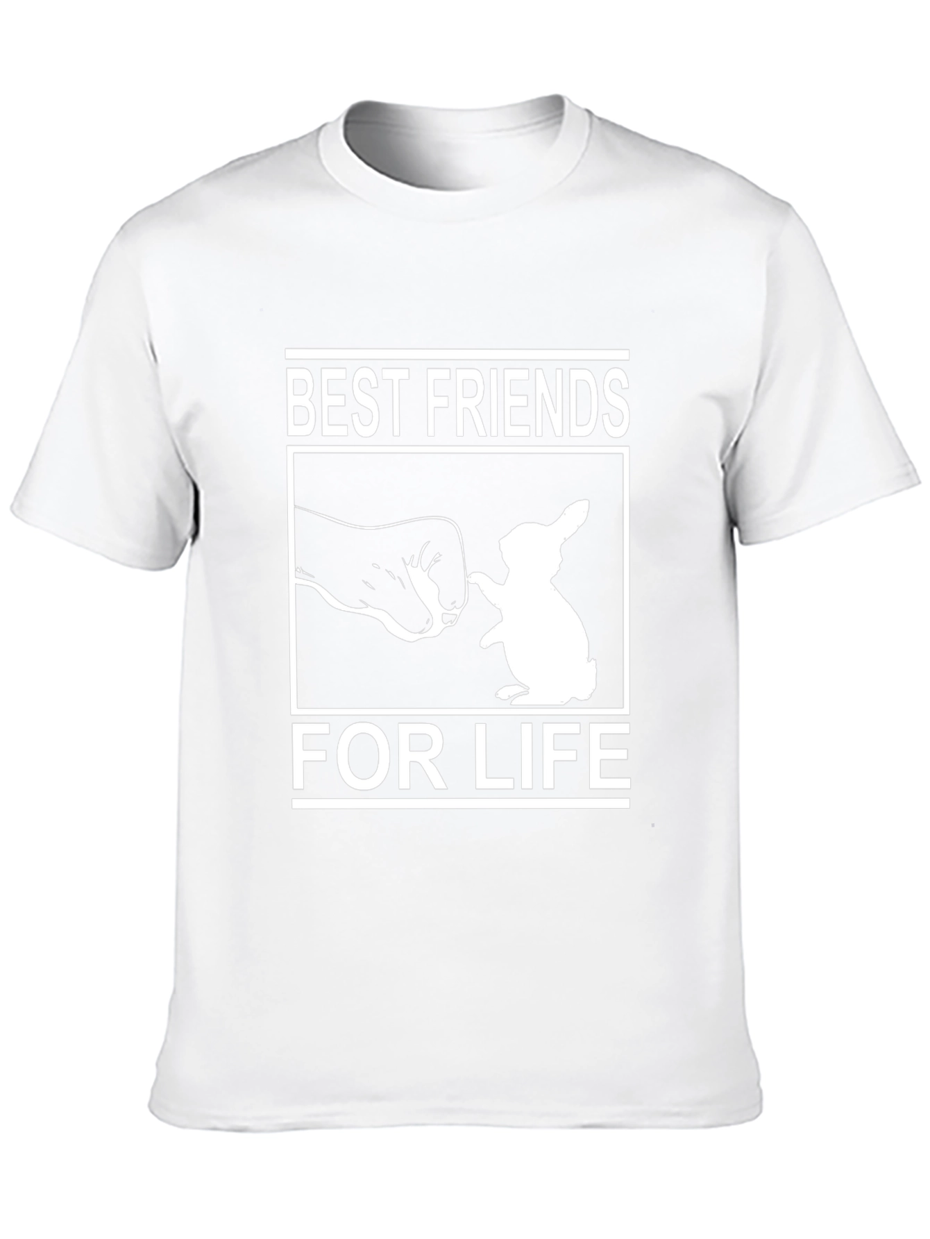 Best Friends For Life T-Shirt - Rabbit Design