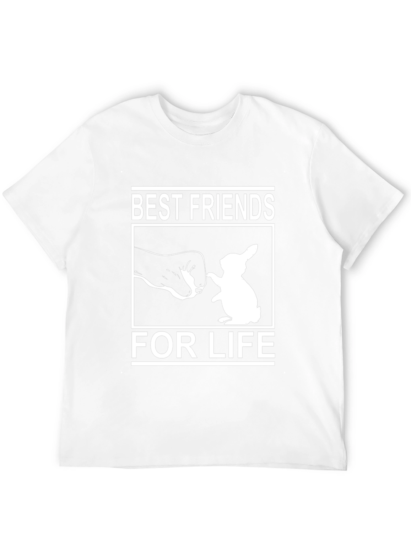 Best Friends For Life T-Shirt - Rabbit Design