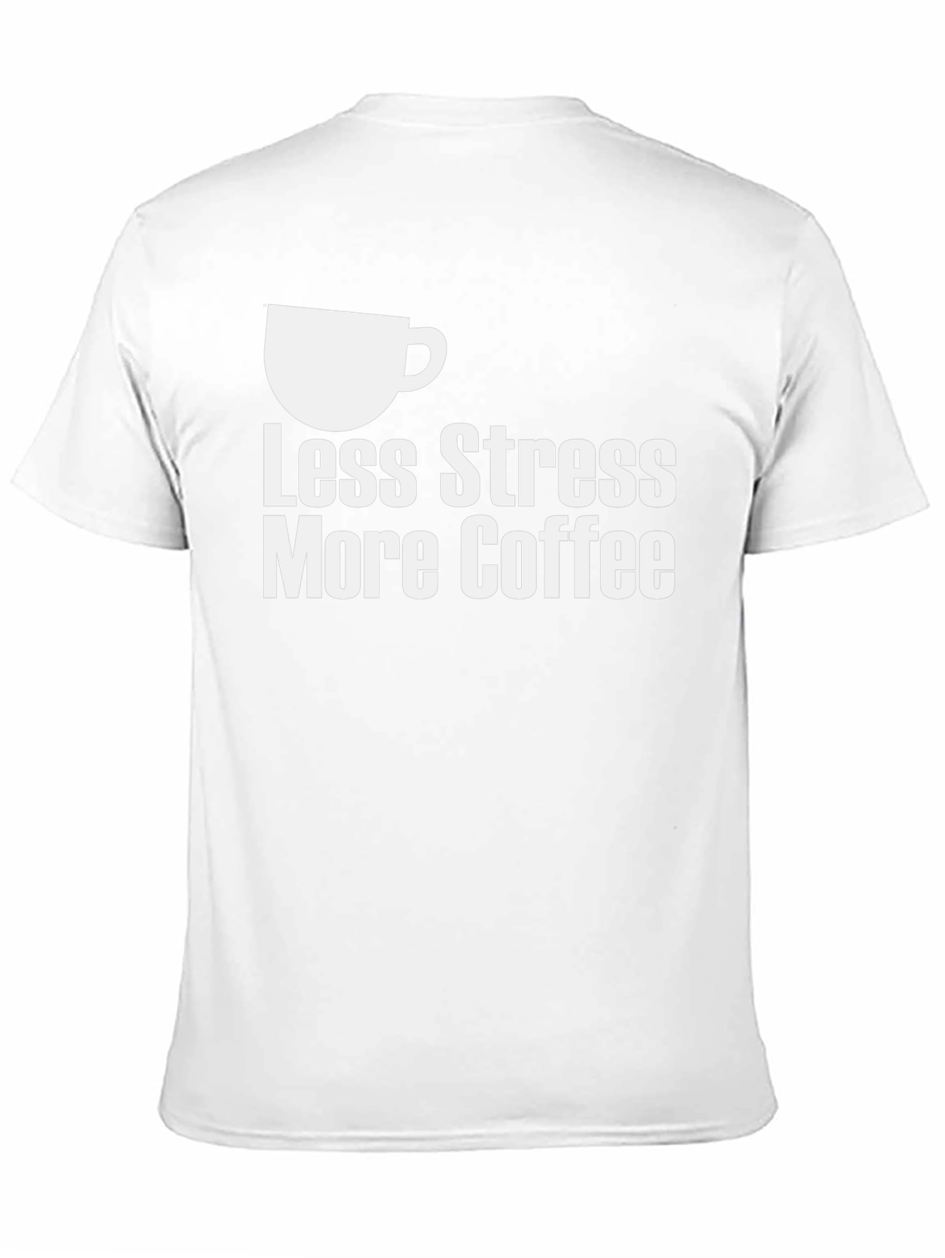 Less Stress More Coffee Graphic T-Shirt