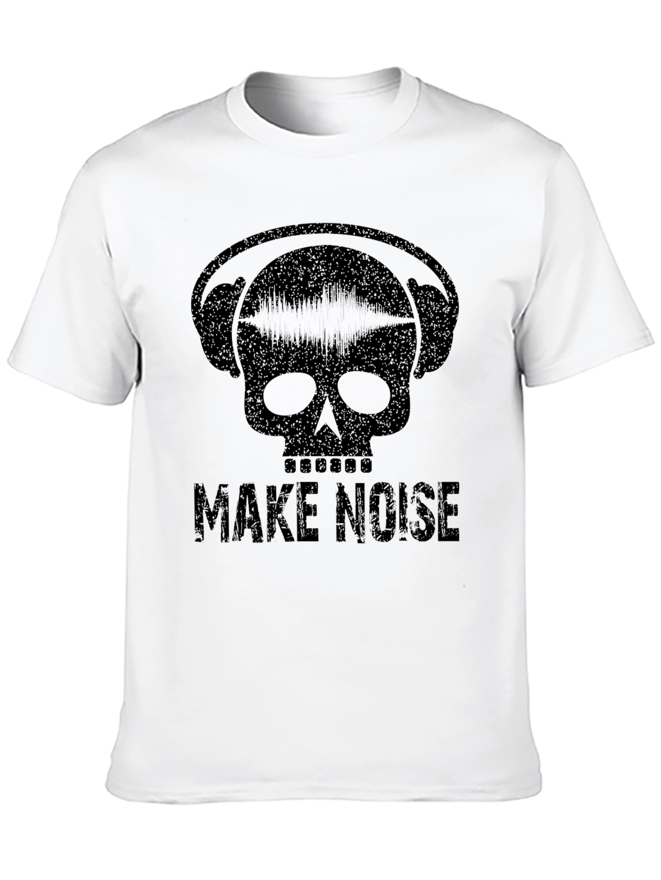 Make Noise Skull Graphic Tee - Black