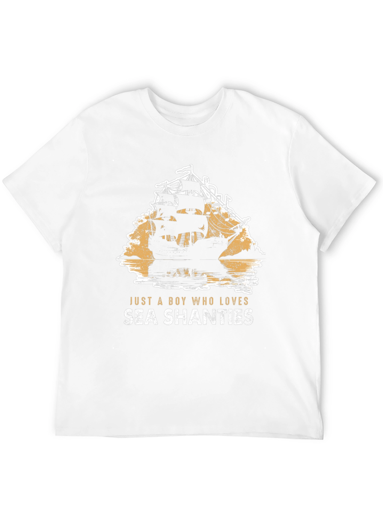 Sea Shanties Graphic Tee - Pirate Ship T-Shirt