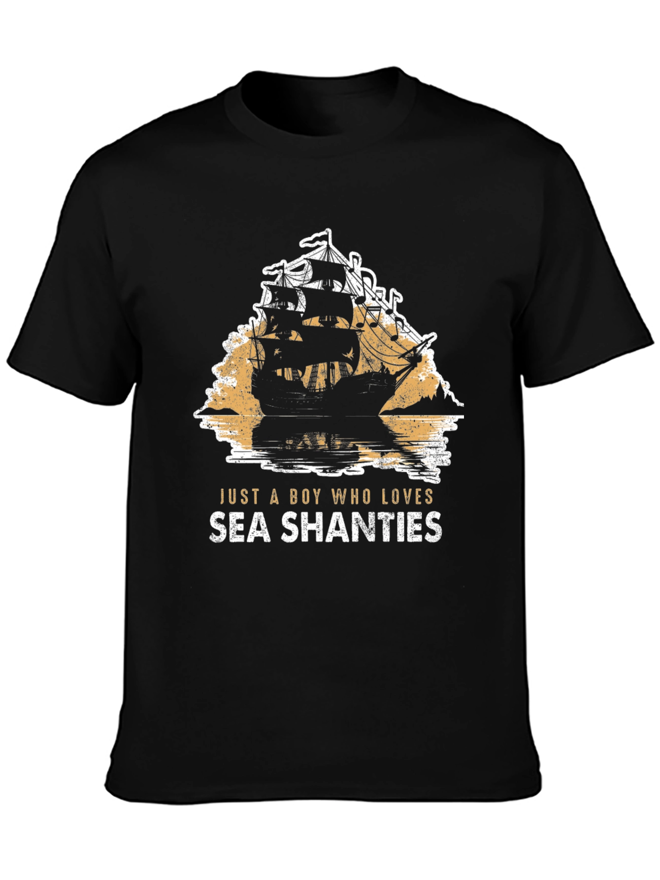 Sea Shanties Graphic Tee - Pirate Ship T-Shirt