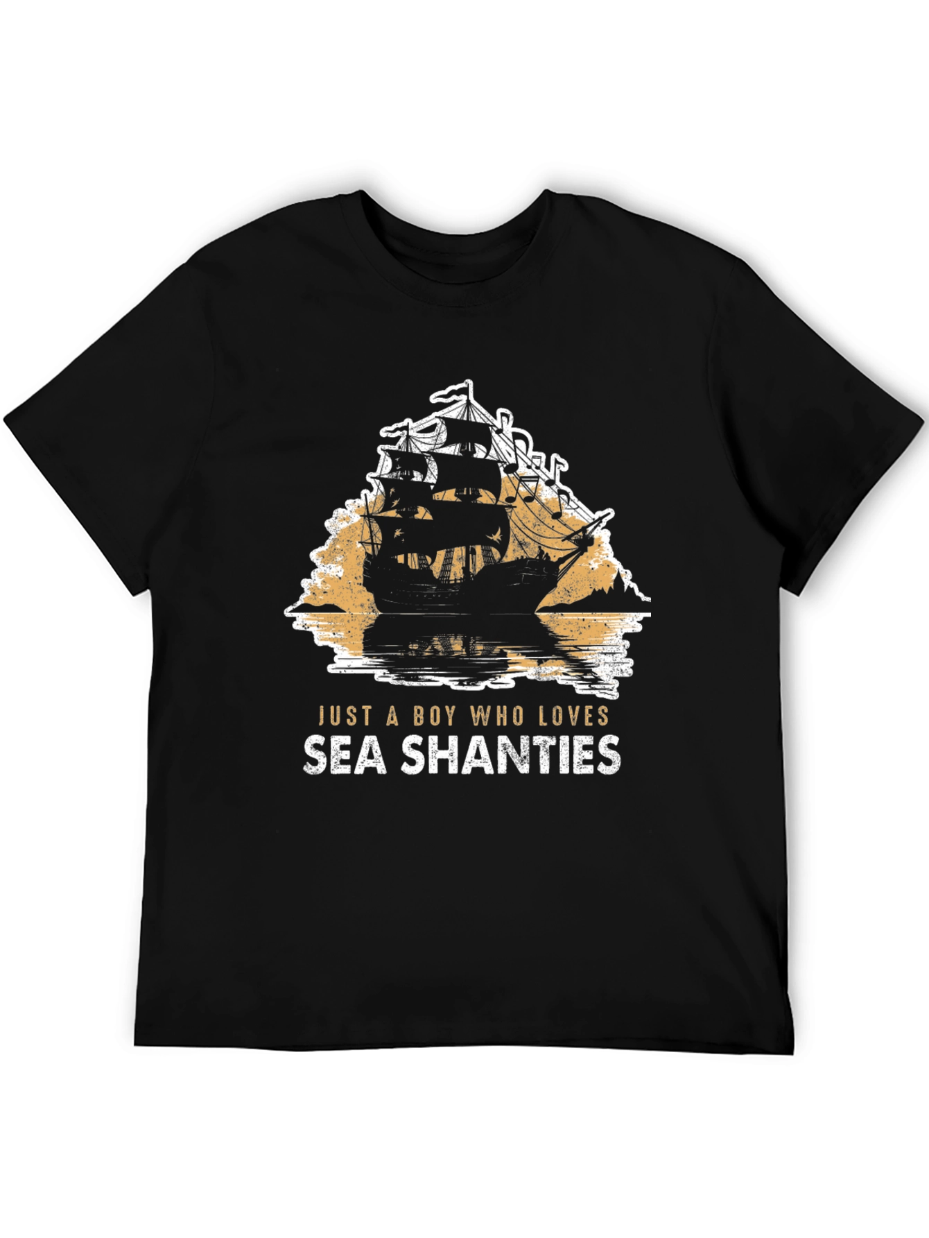 Sea Shanties Graphic Tee - Pirate Ship T-Shirt