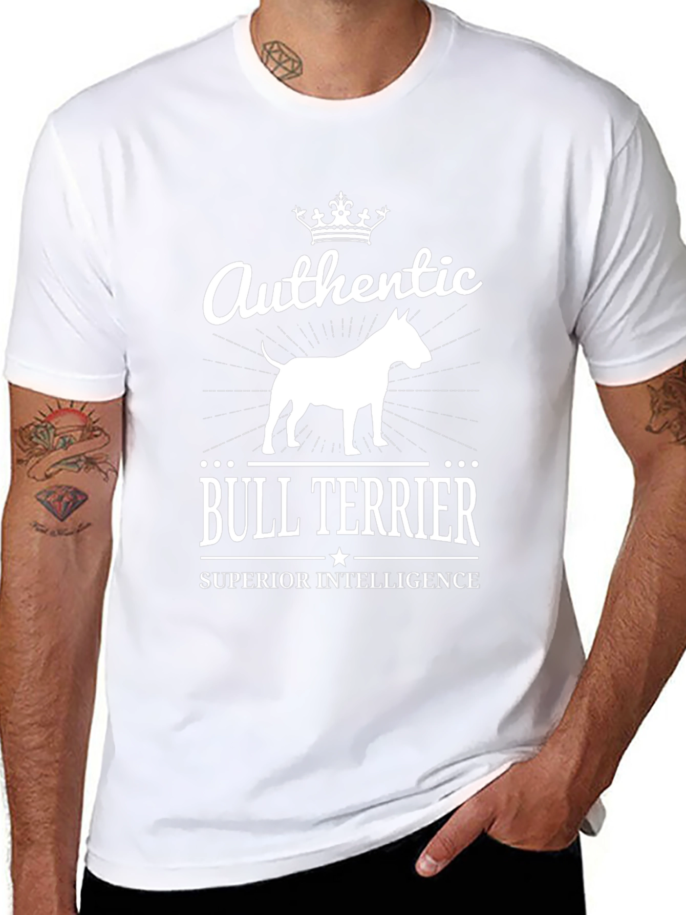 Authentic Bull Terrier Graphic T-Shirt