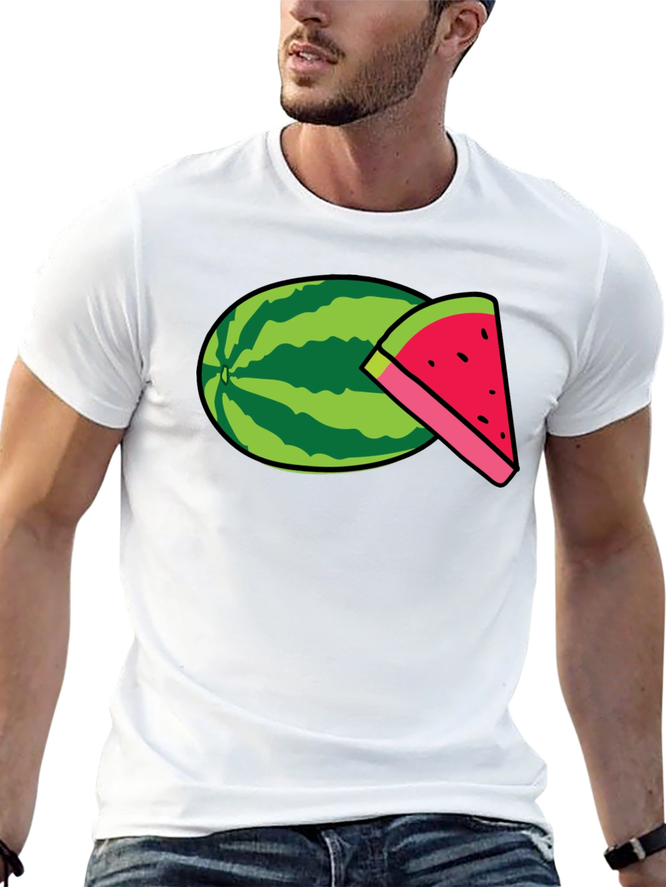 Watermelon Graphic Tee - Summer Fun